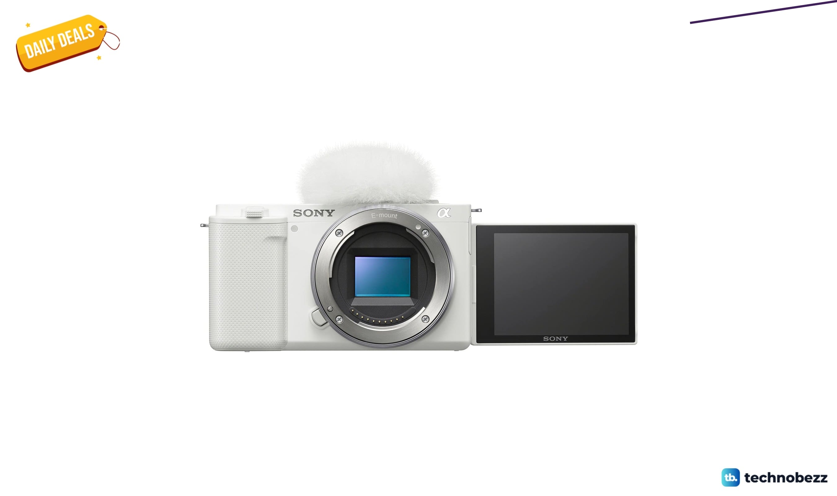Sony ZV-E10 APS-C Mirrorless Camera Body White drops to $698 on Amazon