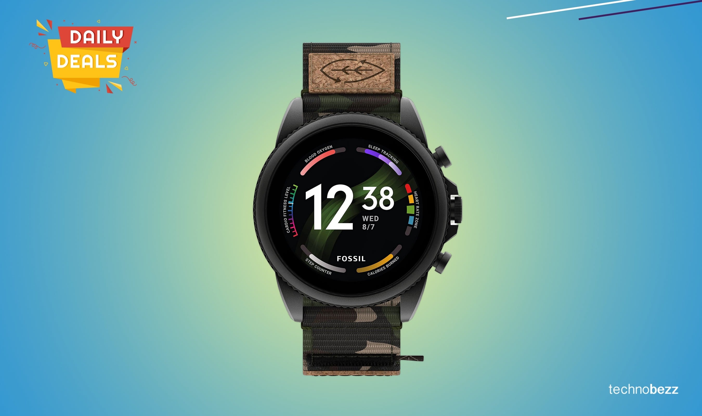 Fossil Men's Gen 6 44mm Stainless Steel now available for $107.48