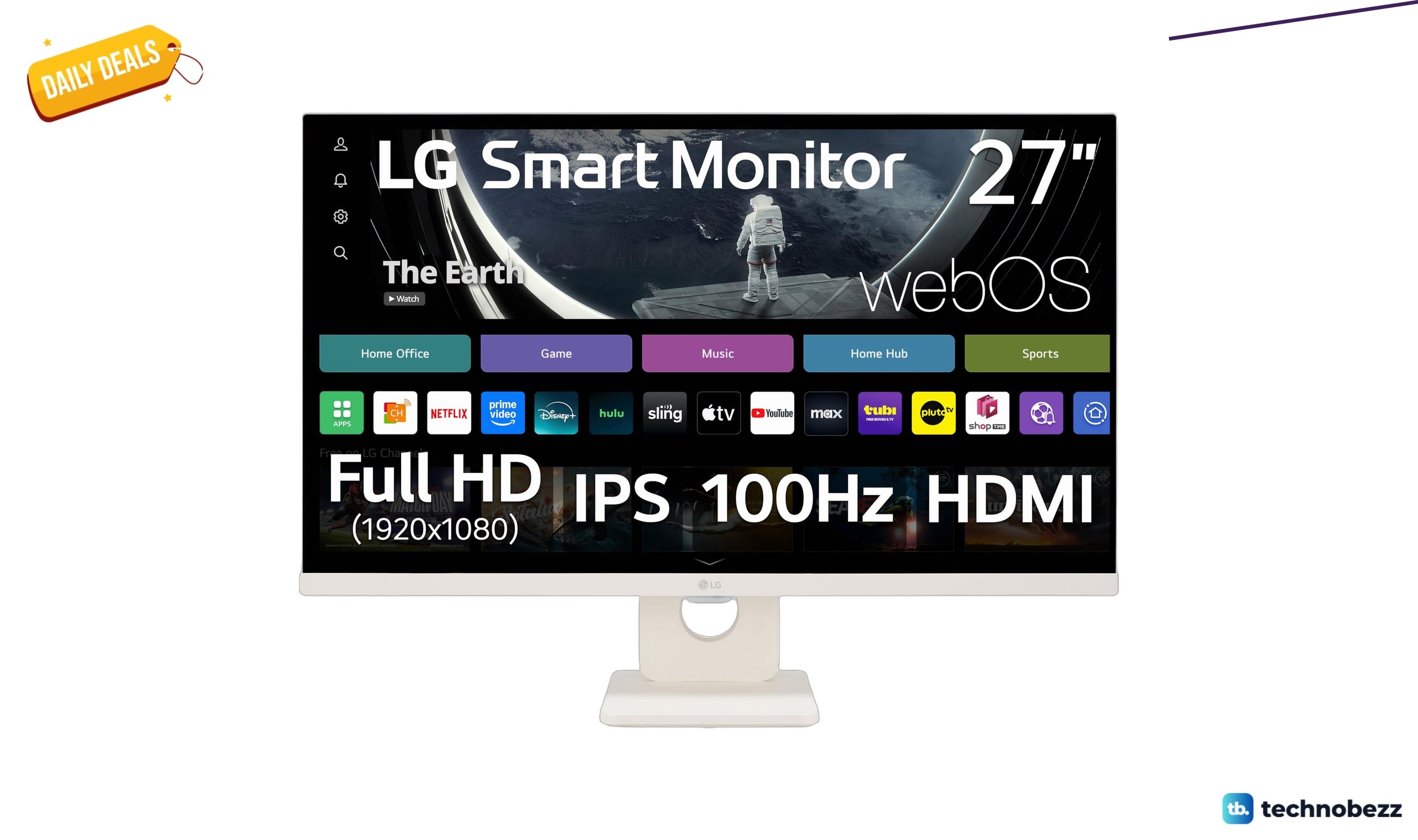 LG 27U511SA-W Smart Full HD IPS Monitor Drops to $169.99 at Amazon