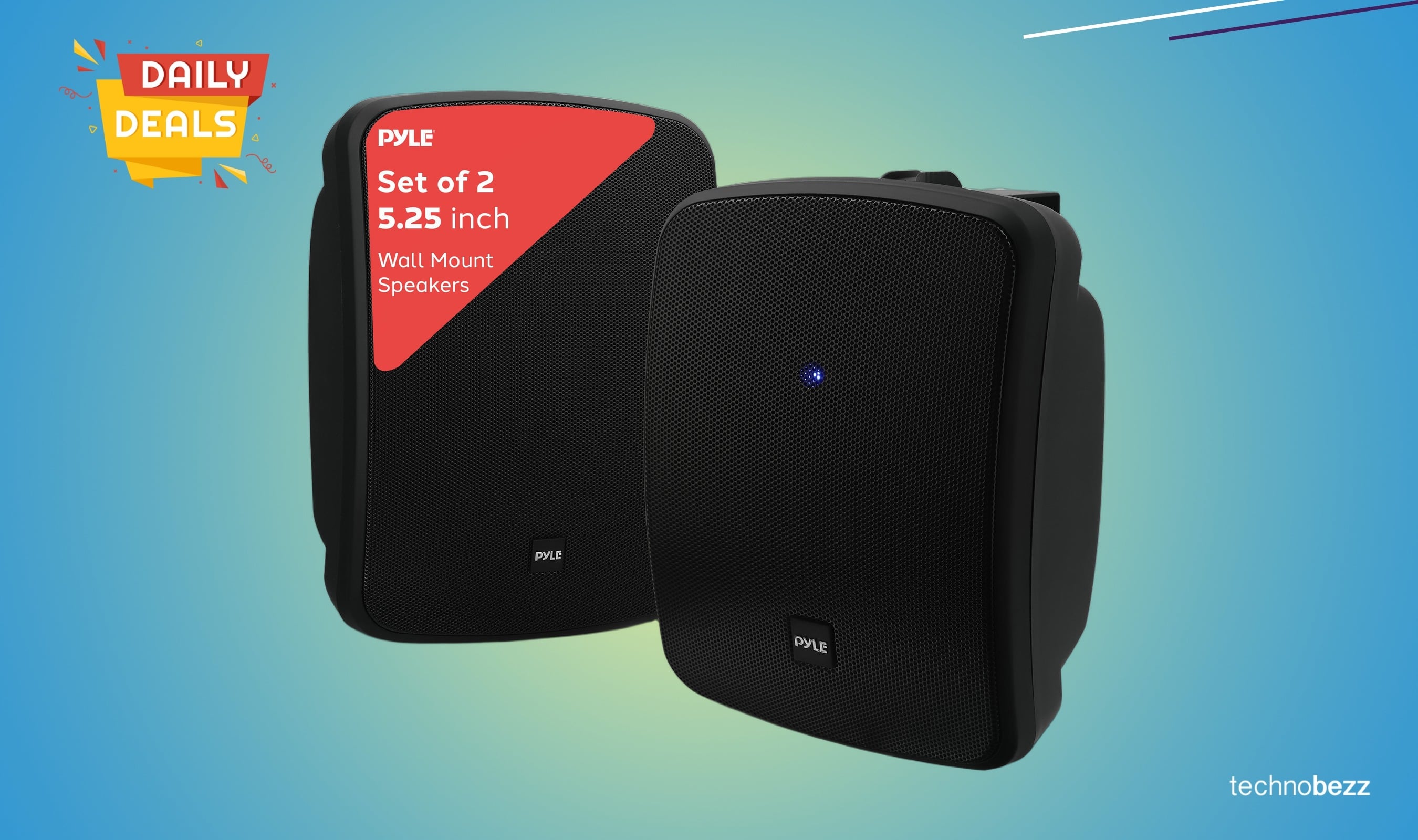 Pyle 5.25 outdoor speaker pair now available for $126.99