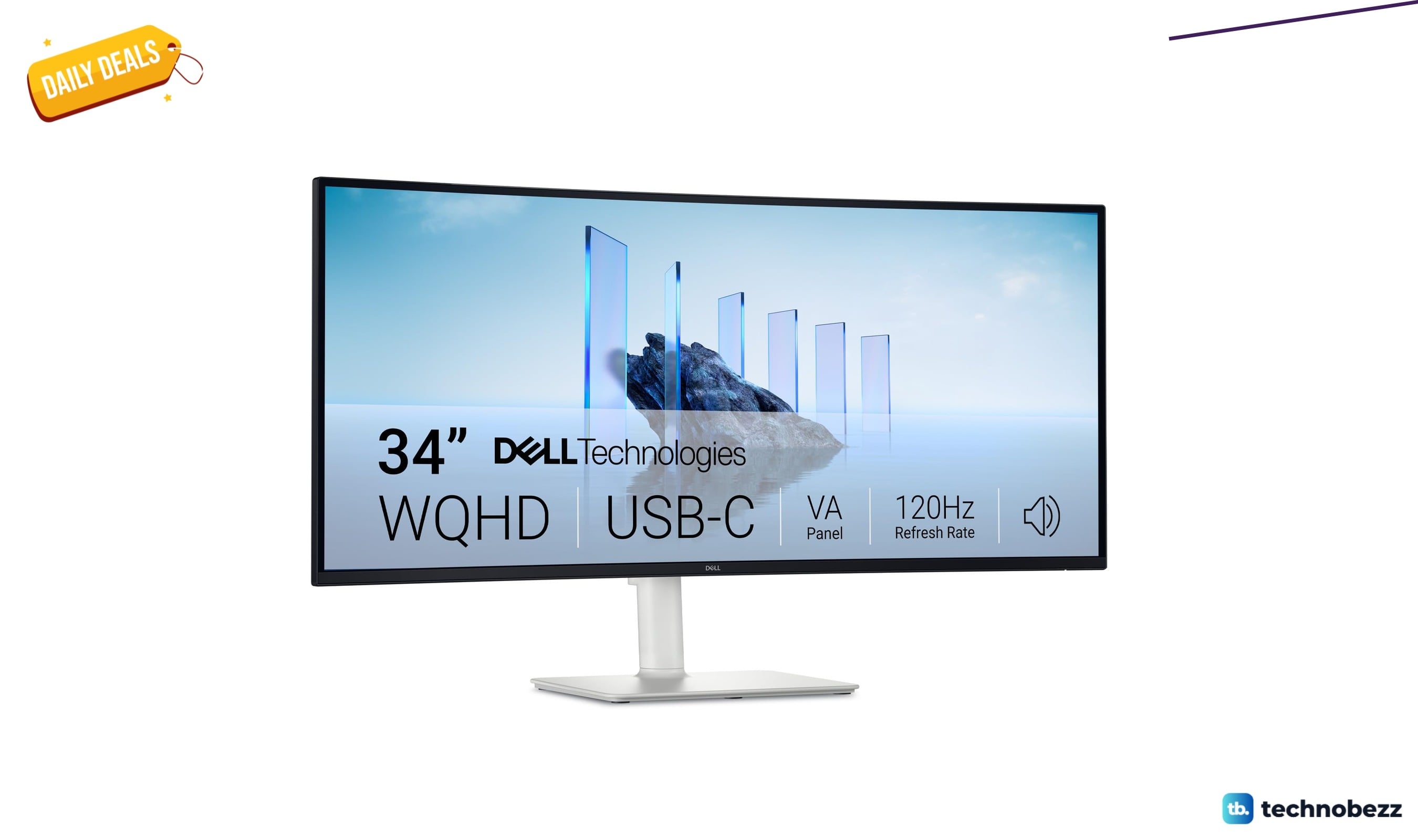 Dell 34 Plus USB-C Curved Monitor drops to $329.99 from $419.99