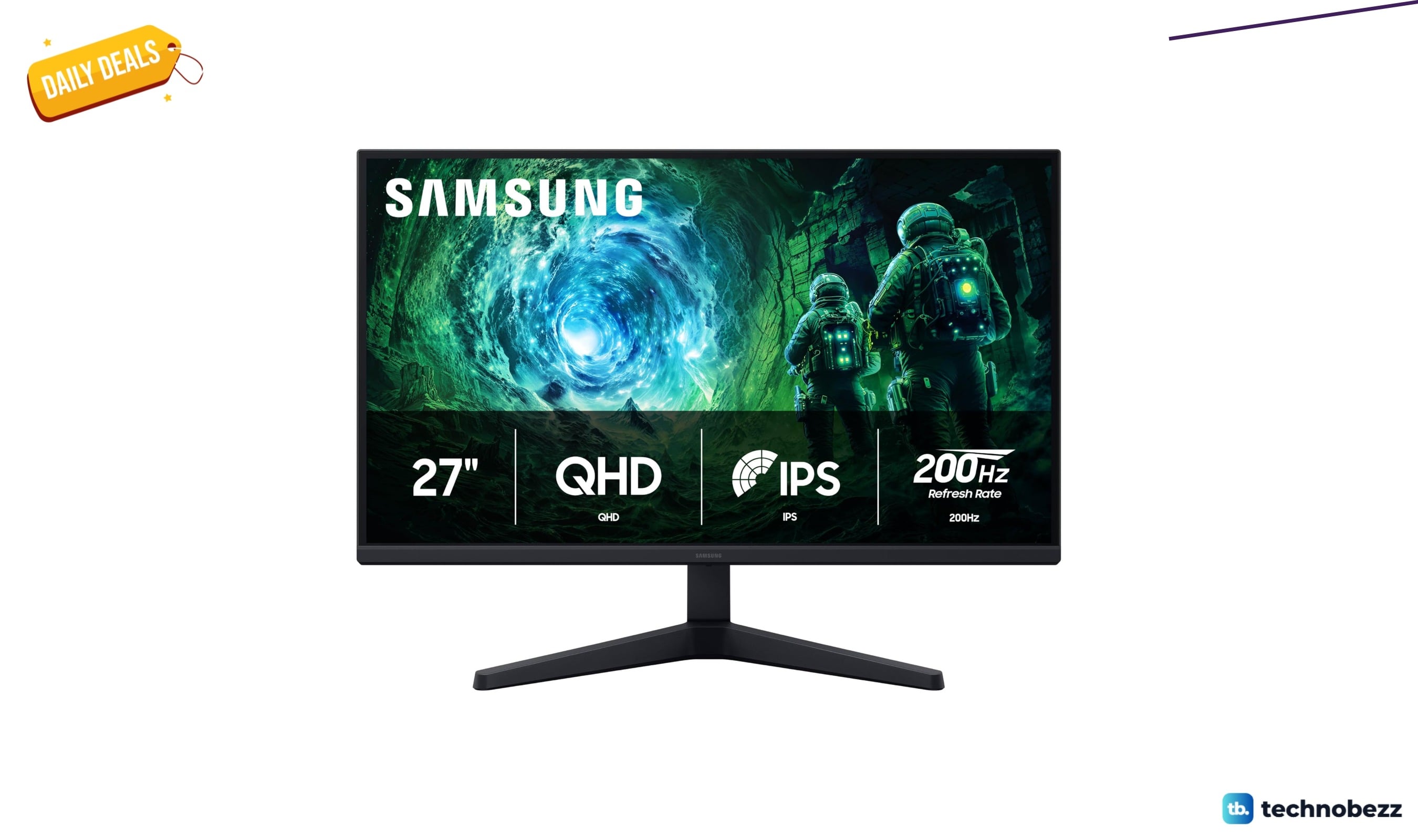 SAMSUNG 27” Odyssey G5 G53F QHD Resolution down to $200 in latest price cut