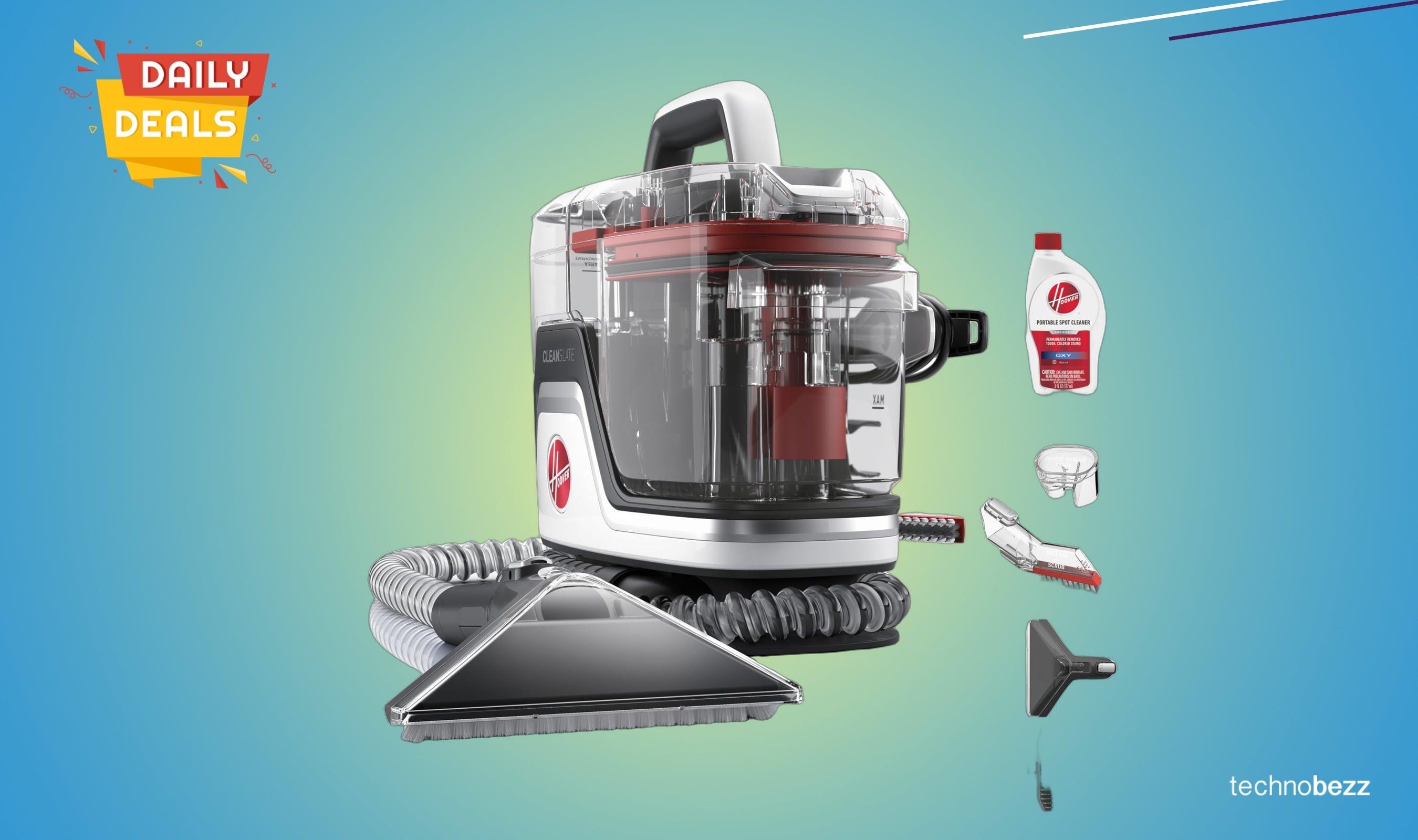 Hoover CleanSlate Plus Portable Carpet Cleaner drops to $103