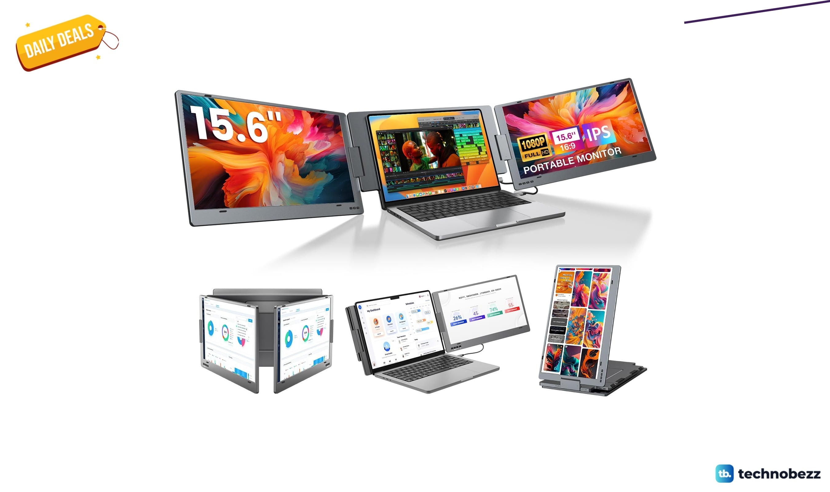 KYY Triple Screen Extender marked down to $199.49 for Prime Big Deal Days