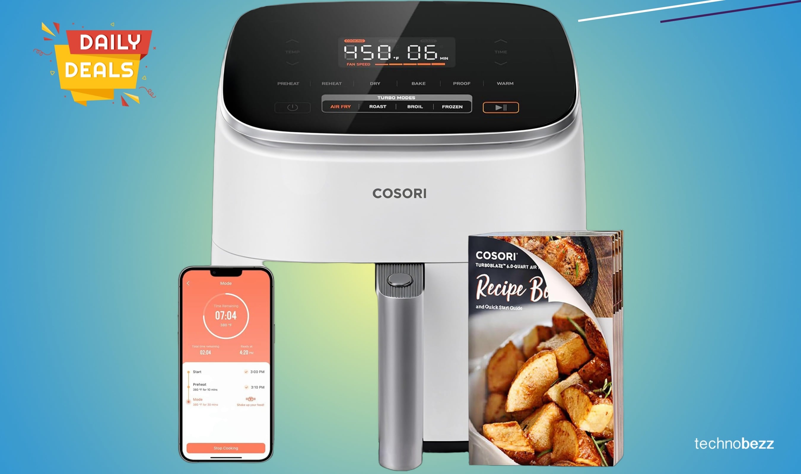 Cosori TurboBlaze Air Fryer drops to $99.99 on Amazon