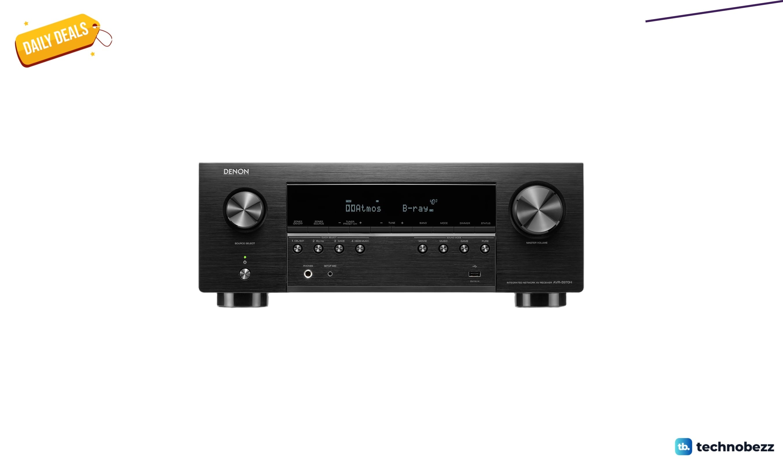 Denon AVR-S970H 8K Ultra HD 7.2 Channel receiver drops to $749