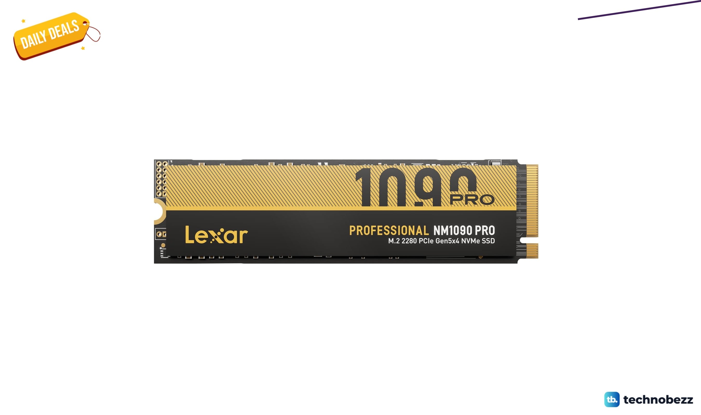 Lexar NM1090 PRO 4TB Gen5 SSD falls to $699.99