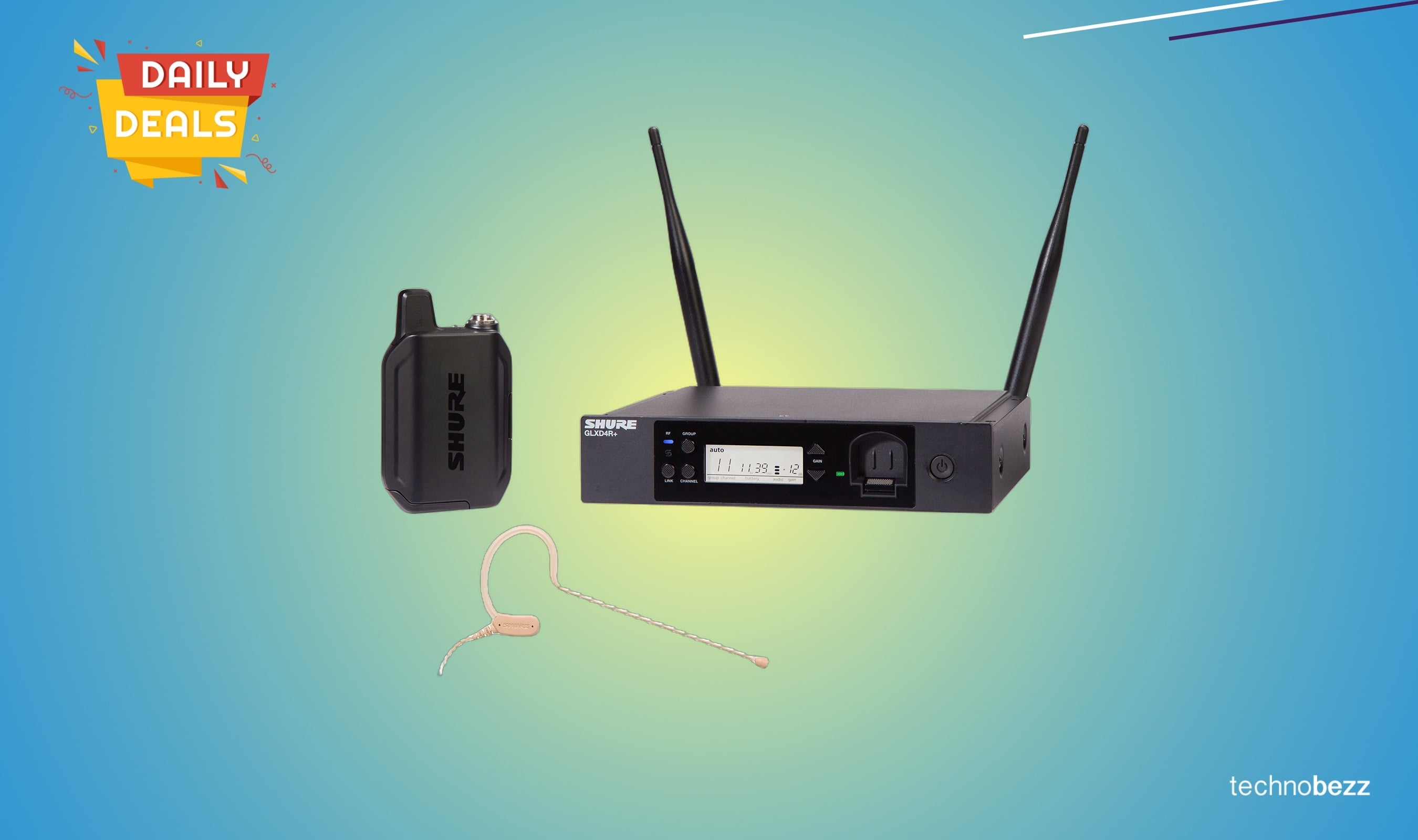 Shure GLXD14R+/MX53 wireless system drops to $935 on Amazon