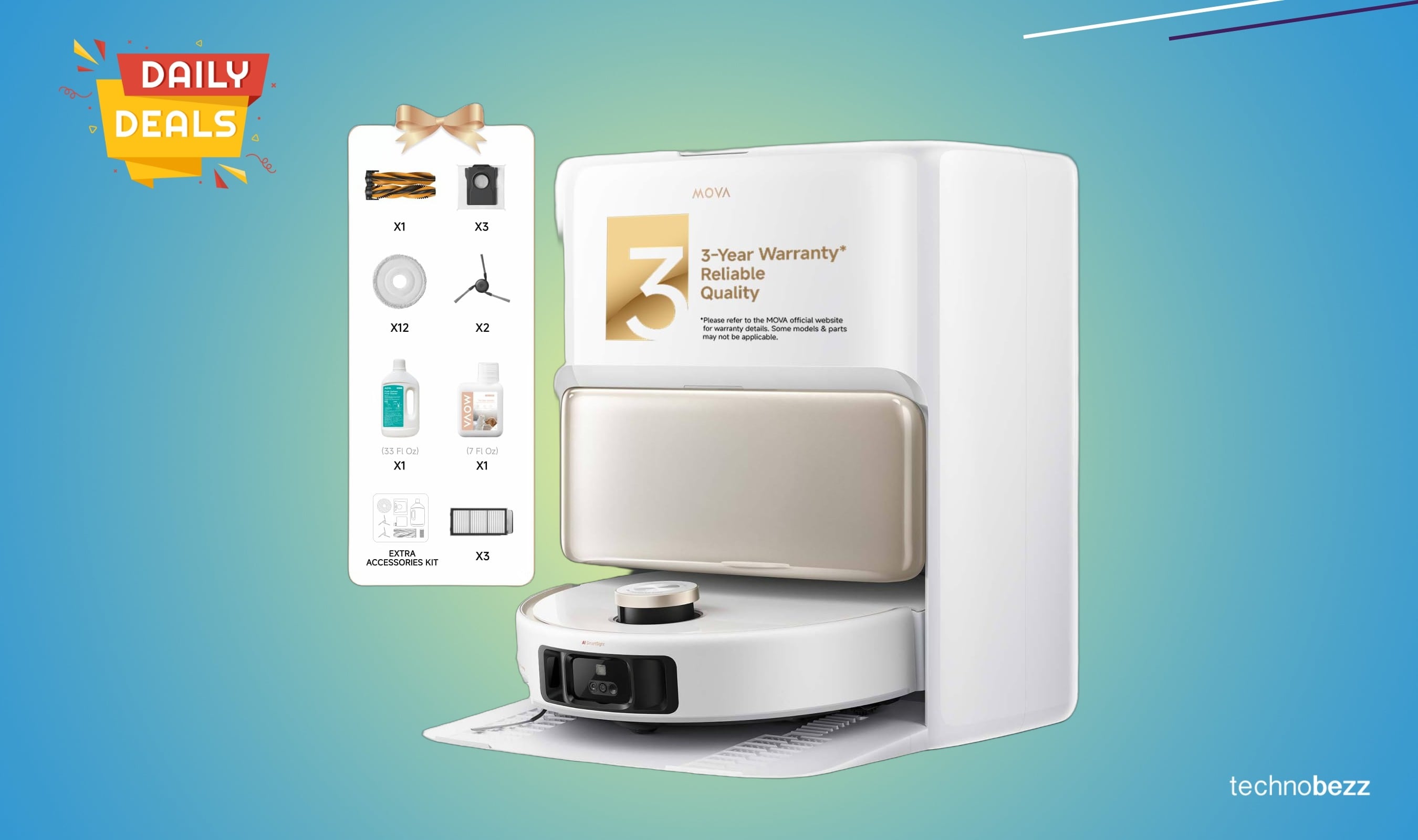 Mova V50 Ultra Complete Robot Vacuum Mop drops to $899