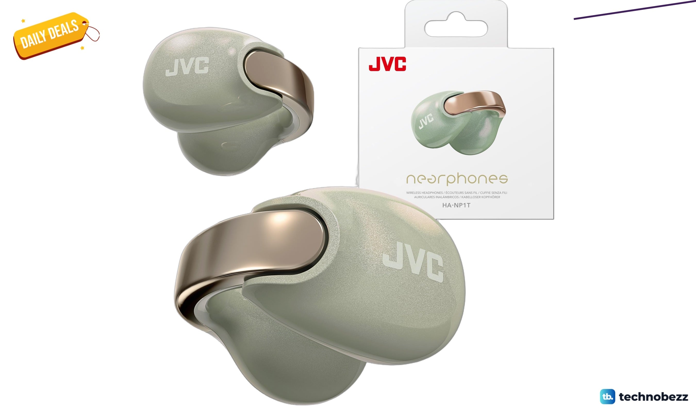 JVC Nearphones Pearl Earcuff True Wireless drops to $103.85 on Amazon