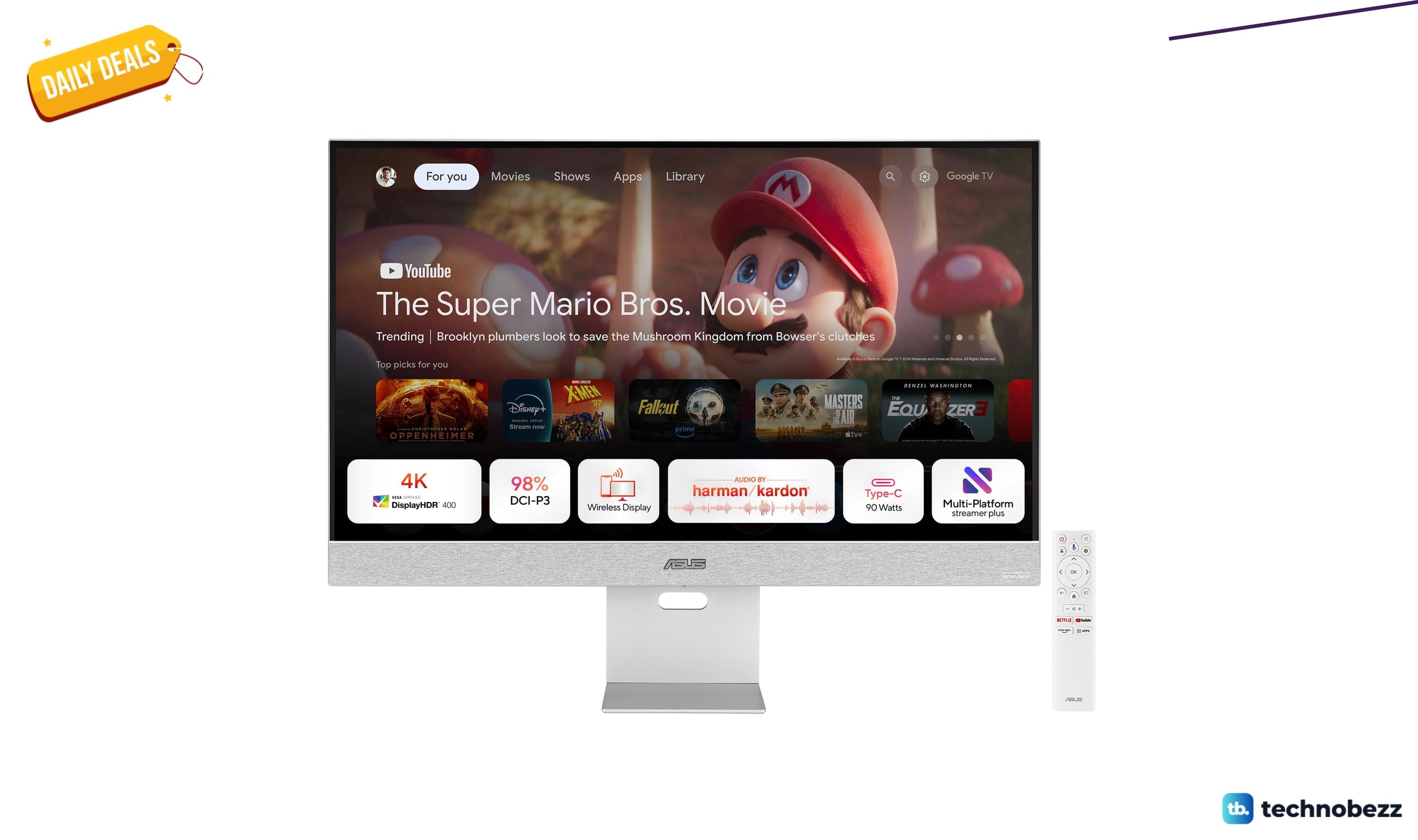 ASUS ZenScreen 31.5 Inch 4K USB-C Smart Monitor drops to $334.00