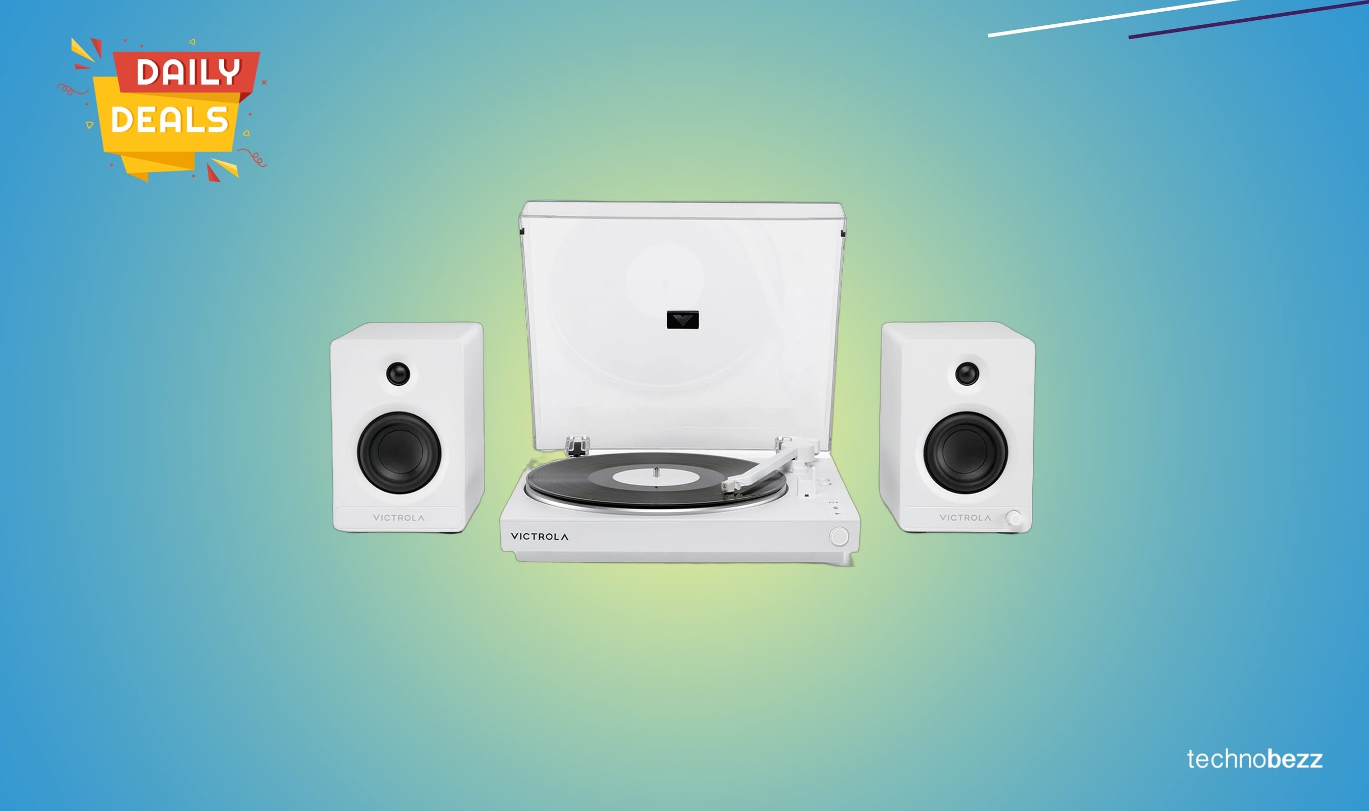 Victrola Fully Automatic Bluetooth Turntable Bundle Drops to $429.98