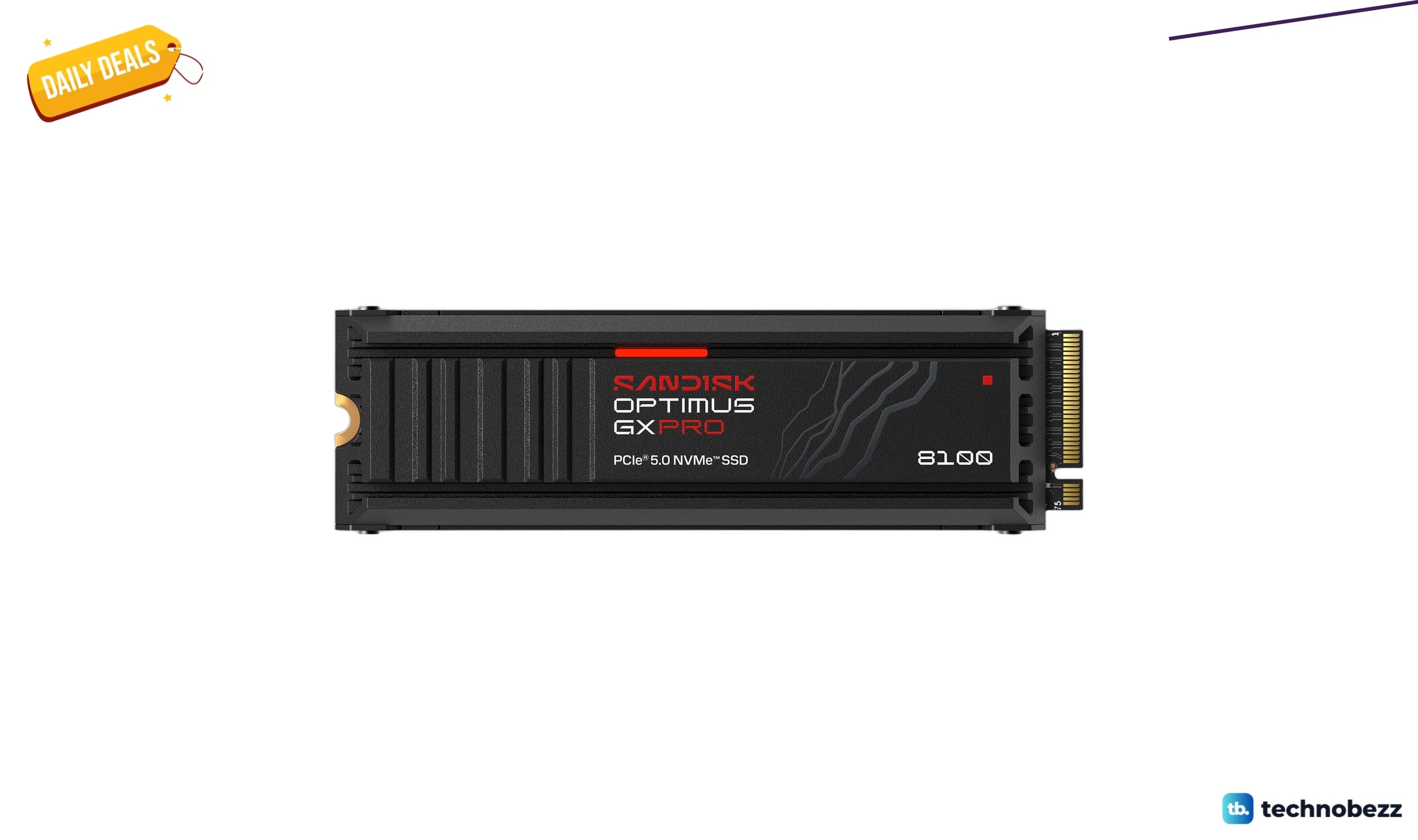 SANDISK Optimus GX PRO 8100 PCIe 5.0 drops to $329.99 from $519.99