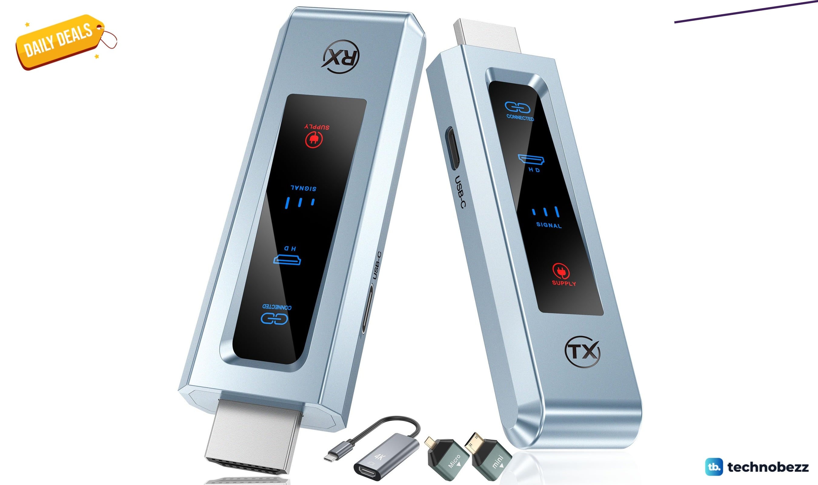 BRAIDOL Wireless HDMI Transmitter Receiver Kit Drops to $147.19 on Amazon