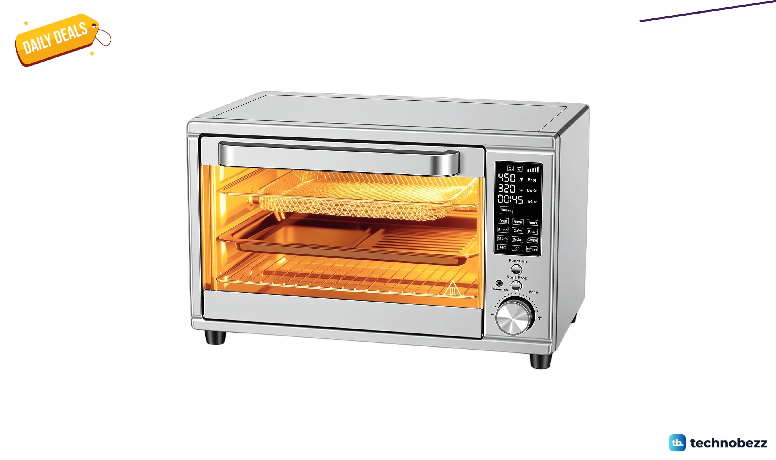 OLIXIS Air Fryer Toaster Oven Combo Dual drops to $69.99