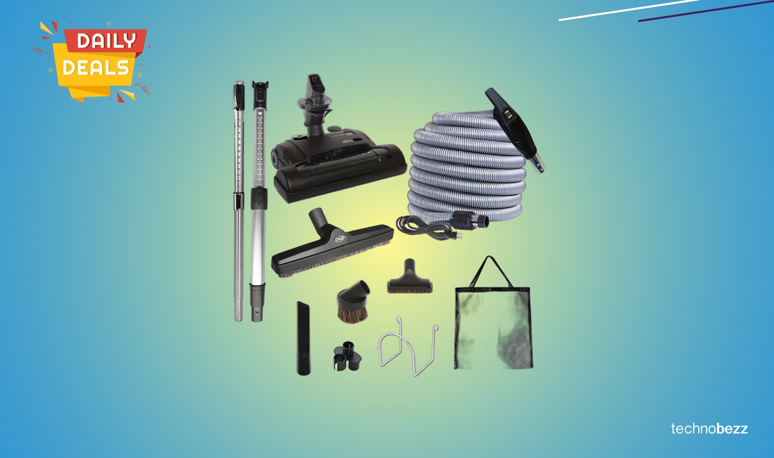 OVO Central Vacuum Carpet Deluxe Kit drops to $269.99 on Amazon