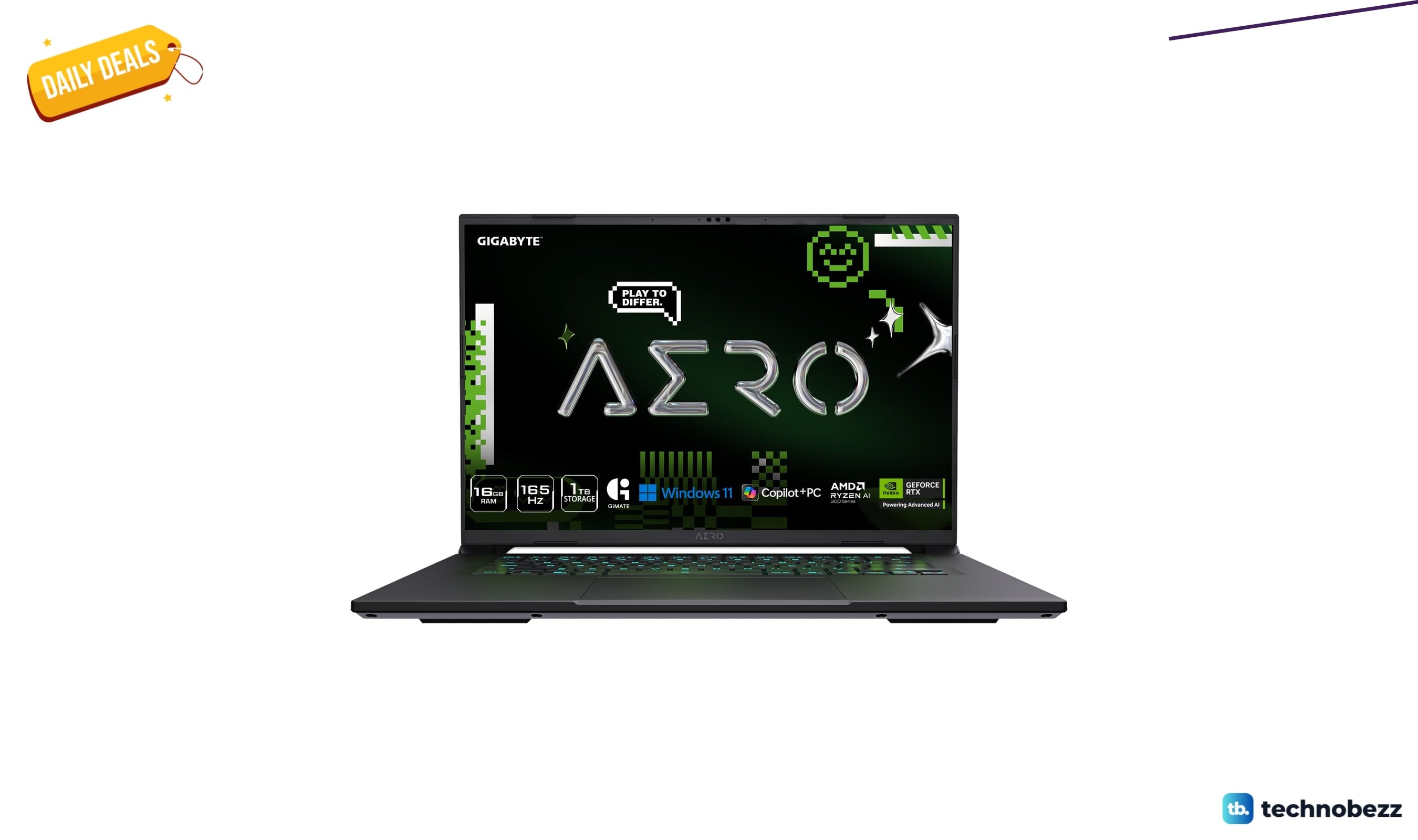 GIGABYTE AERO X16 Copilot Plus PC drops to $1201.31 on Amazon