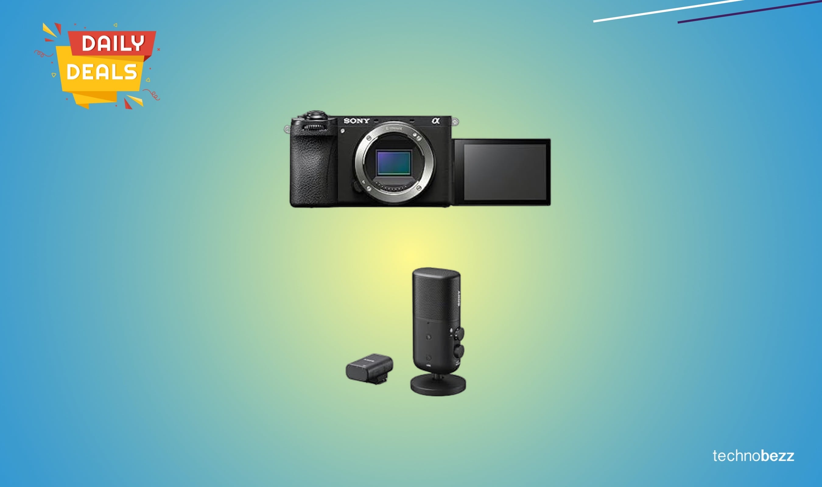 Sony Alpha 6700 bundle with microphone drops to $1746