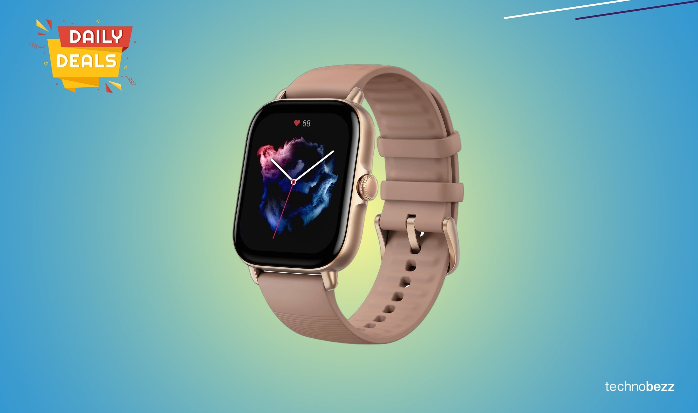 Amazfit GTS 3 Smart Watch 42mm drops to $129.48