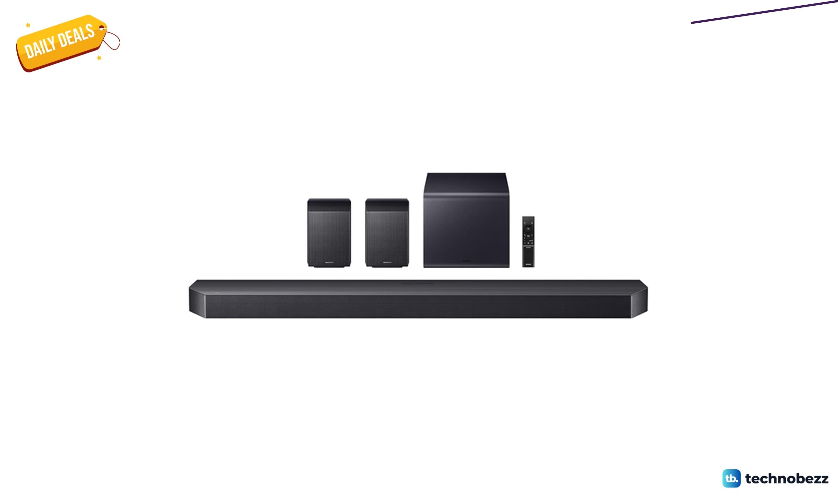 Woot offers Samsung Q990F 11.1.4ch soundbar system for $967.99