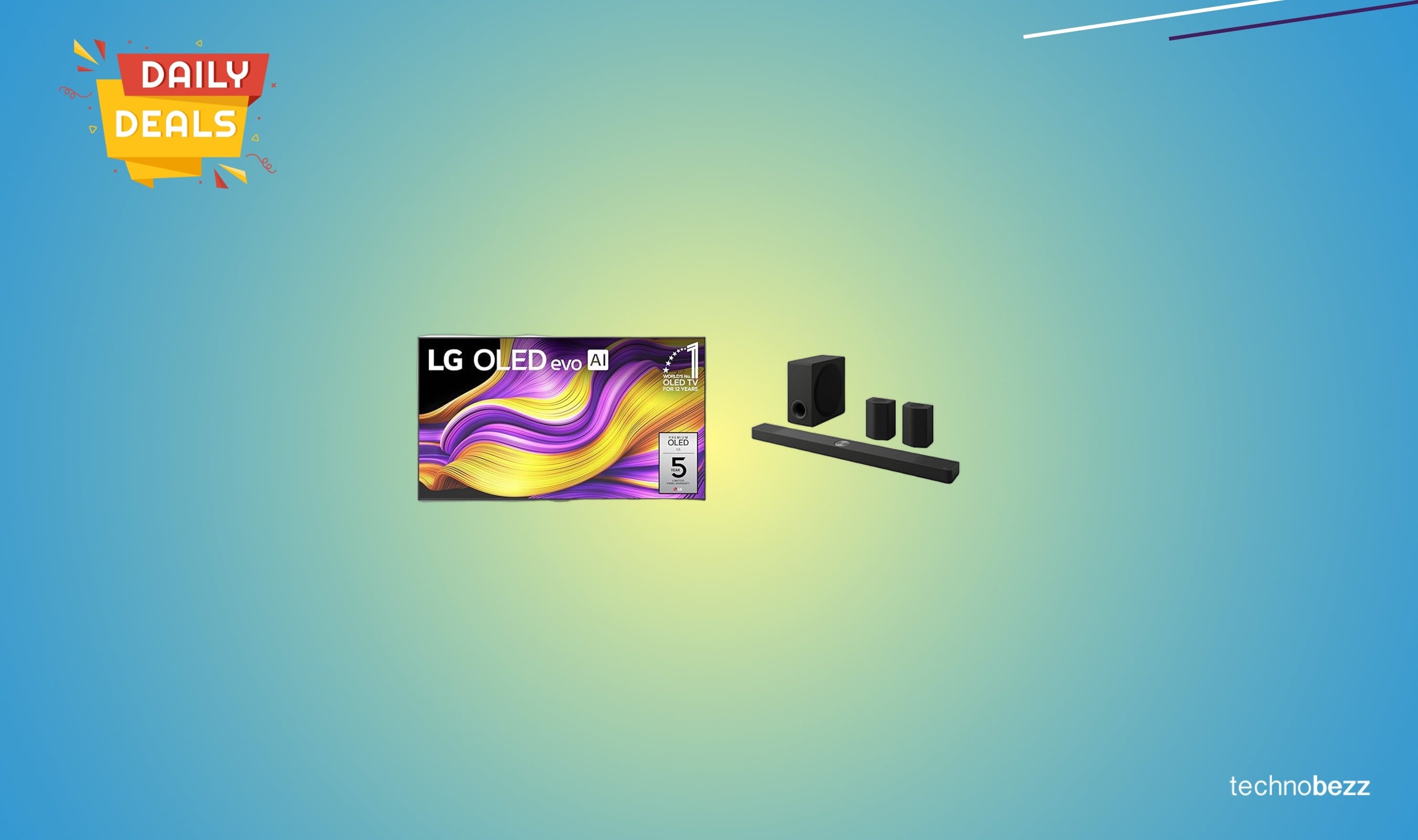 LG 65-inch OLED evo G5 4K TV bundle drops to $3096.98