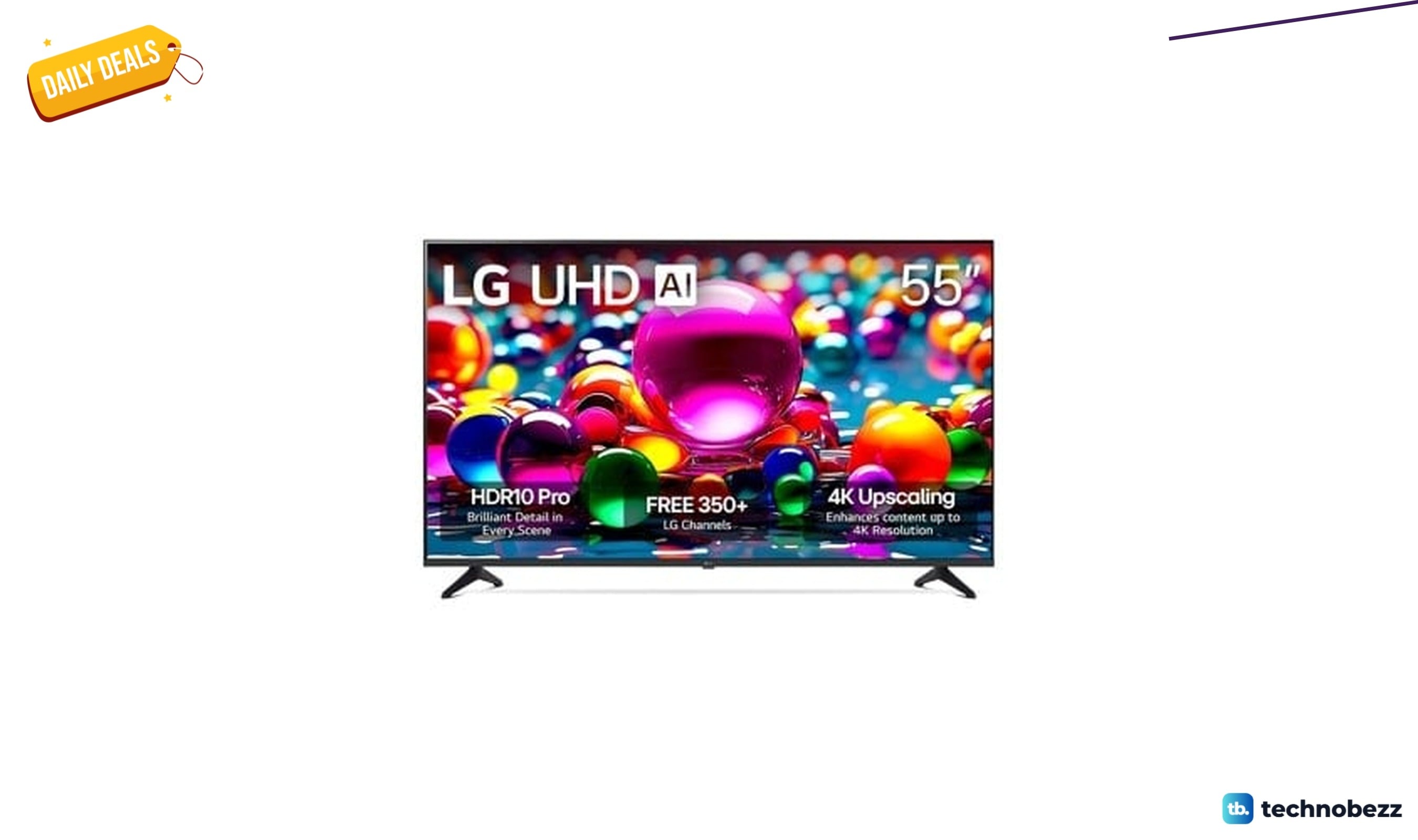 LG now offers the 55 inch UA77 4K TV for $299.99 at its online store