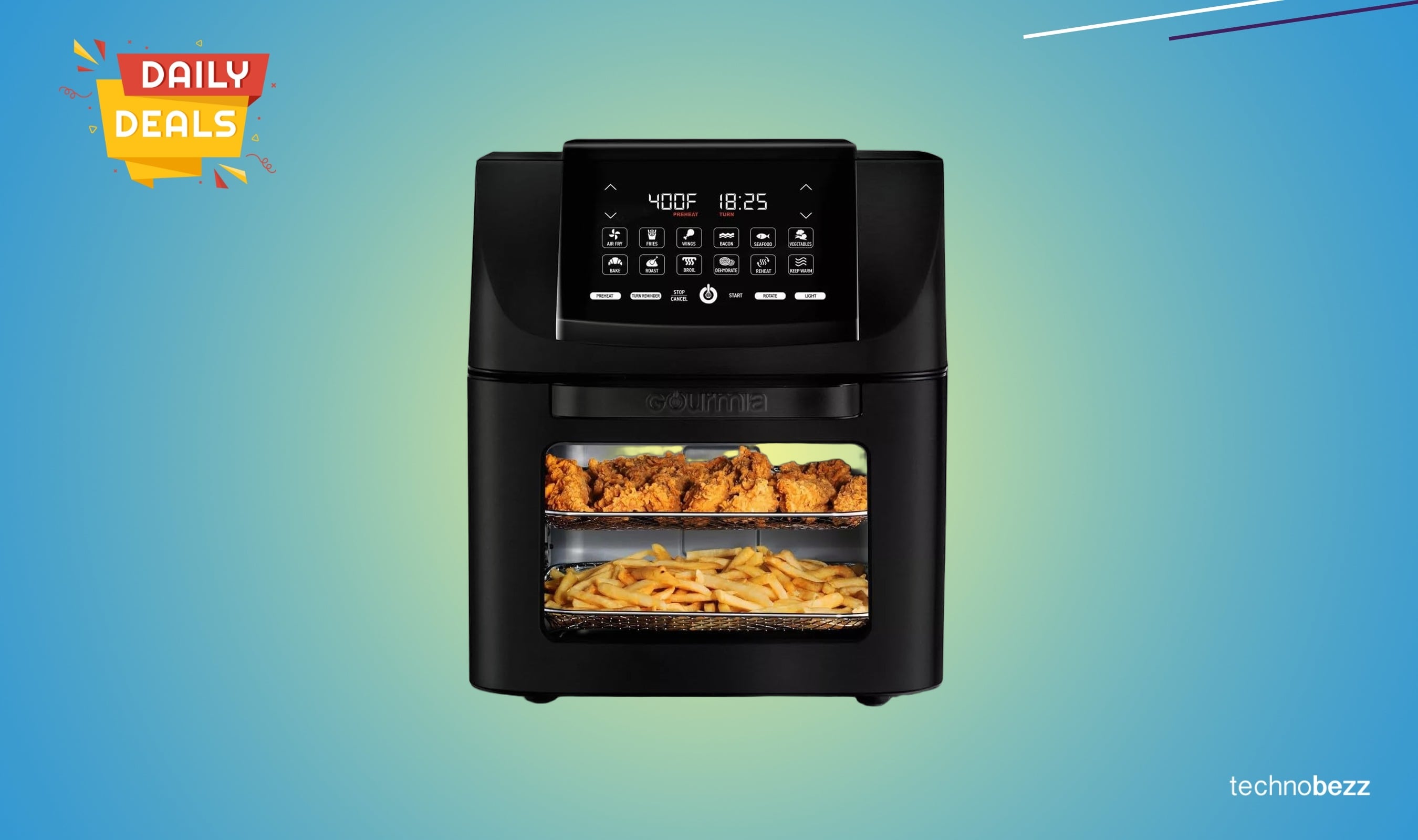 Gourmia 14-quart air fryer drops to $98 on Amazon