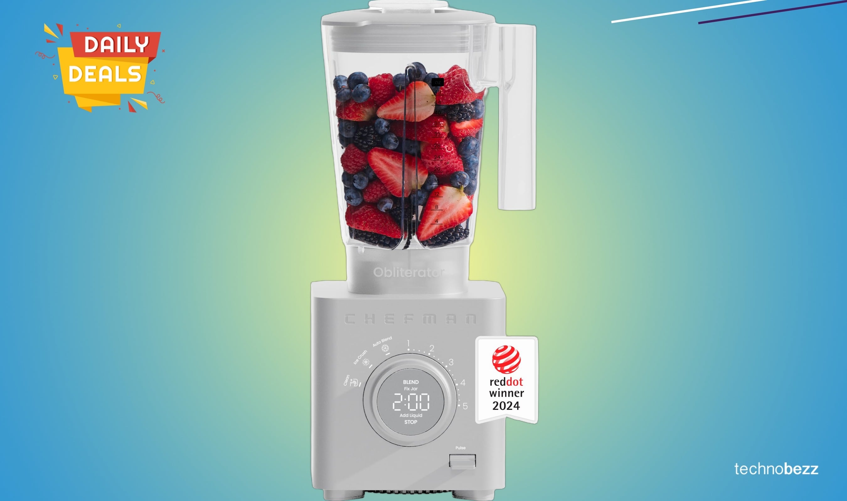 Chefman Obliterator 48 oz Countertop Blender drops to $69.99