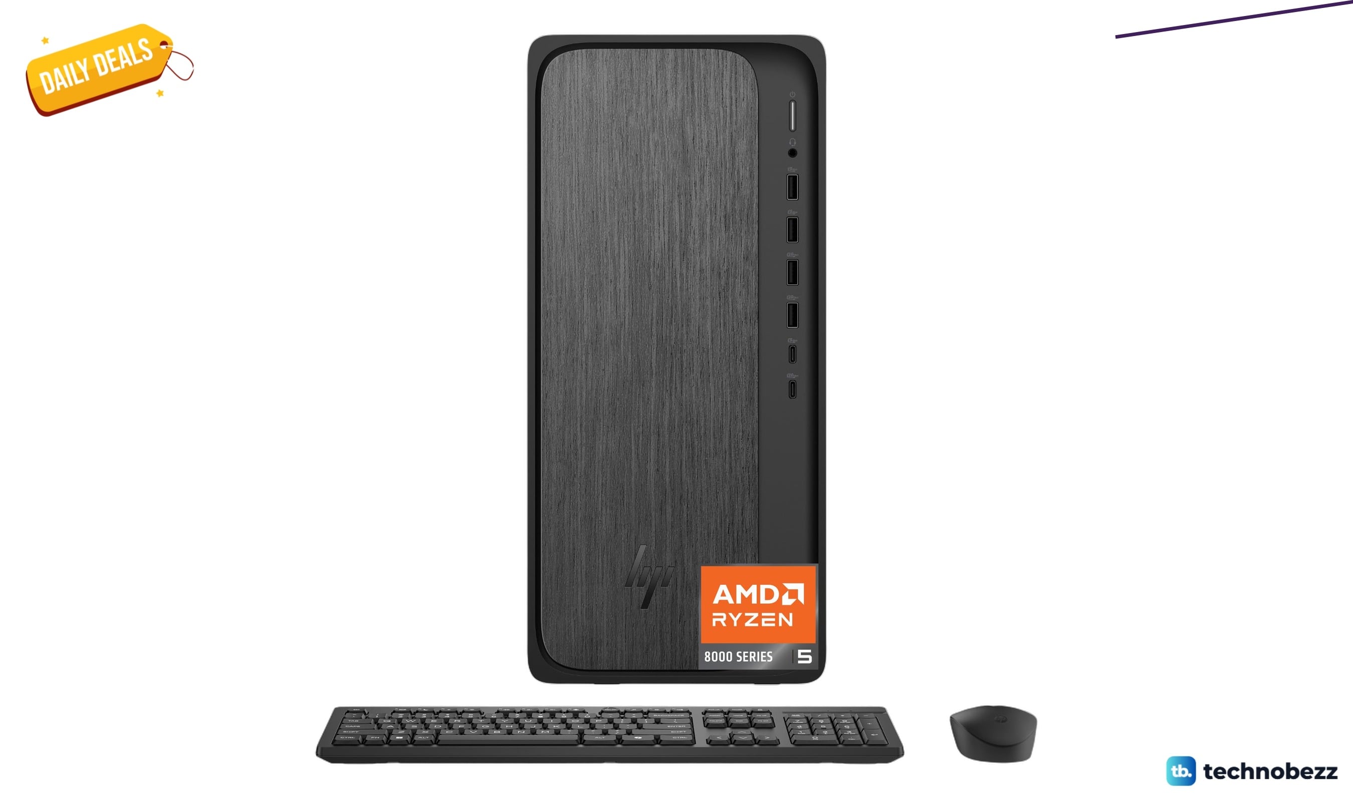 HP OmniDesk Desktop PC with AMD Ryzen 5 drops to $576.99