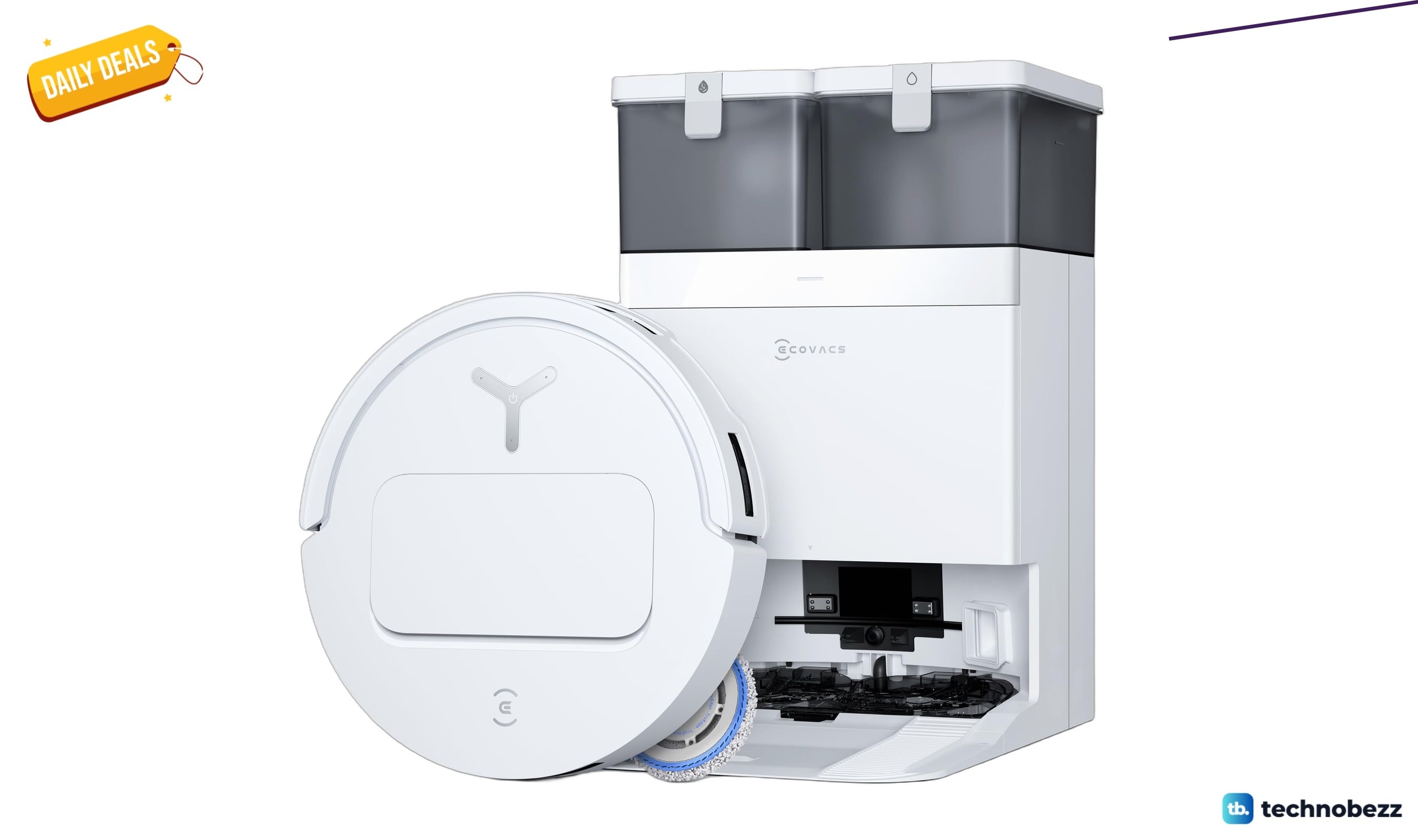 ECOVACS DEEBOT T50 PRO Omni Robot Vacuum drops to $359 on Amazon