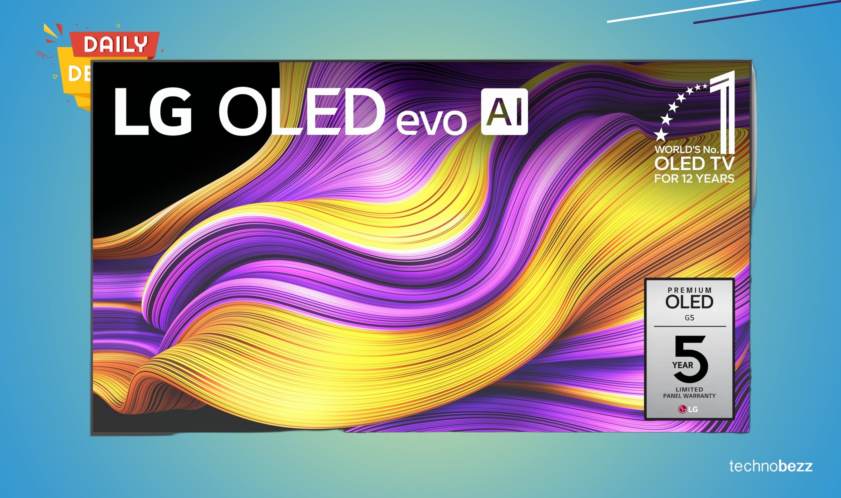 LG 77-inch OLED evo G5 Series TV now available for $3051.59