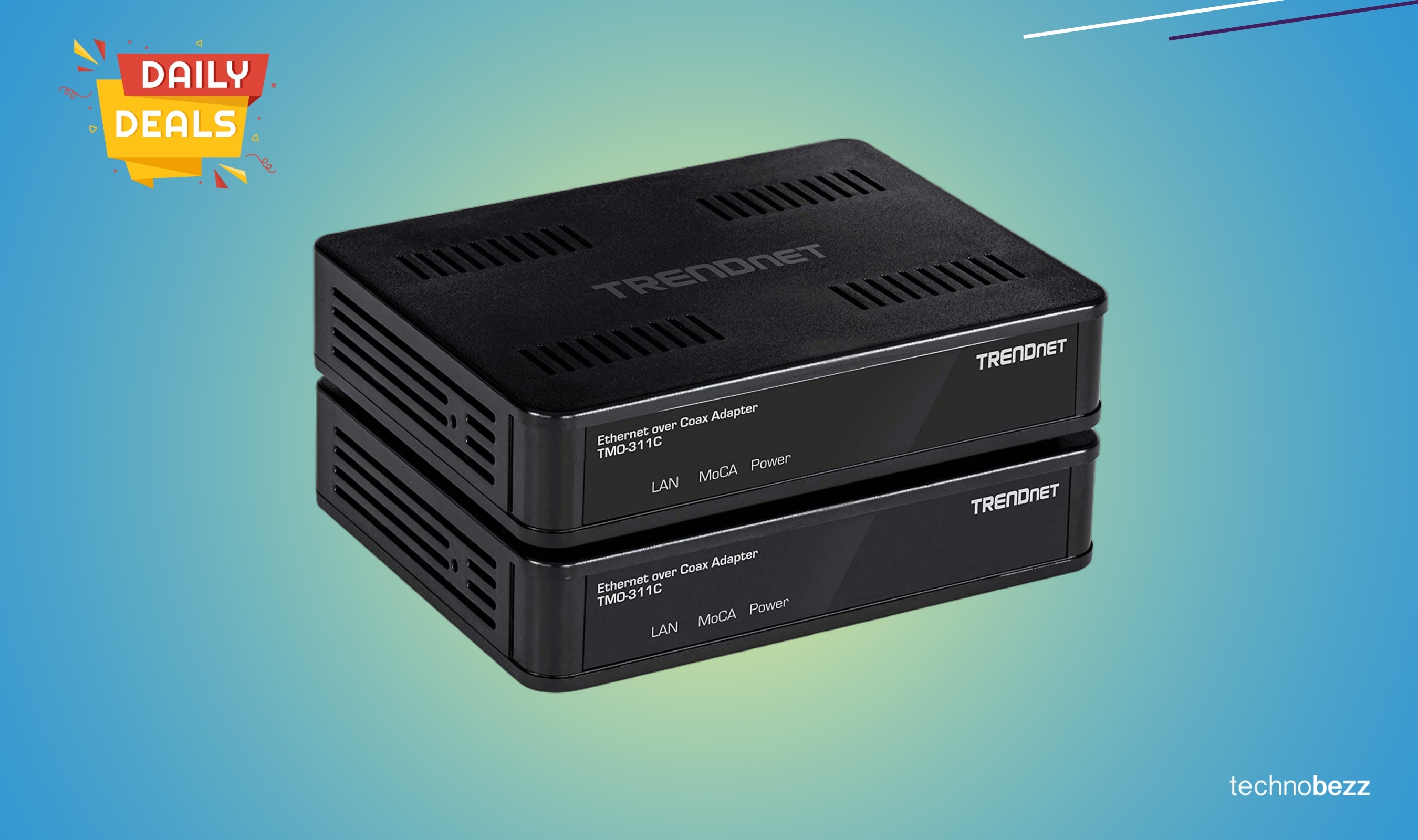 TRENDnet Ethernet Over Coax Adapter Drops to $89.99