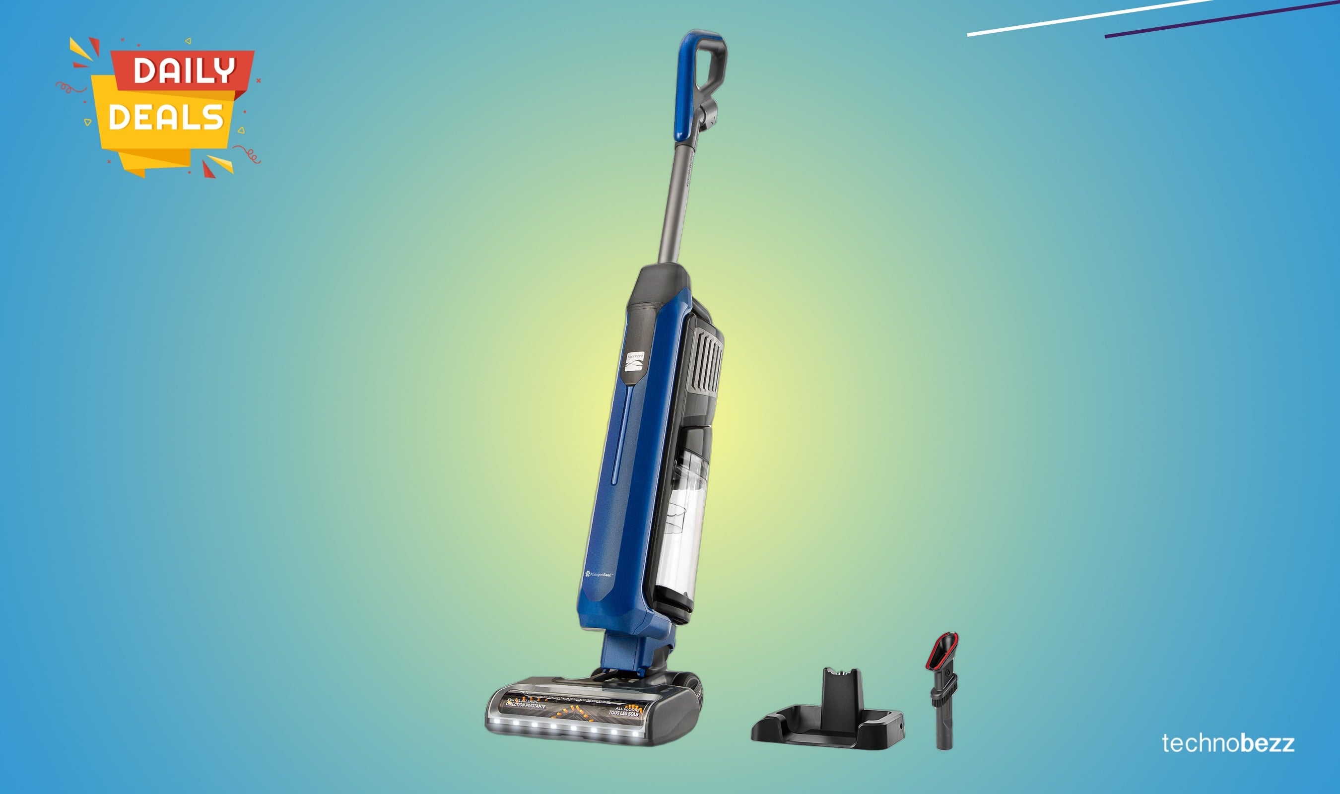 Kenmore CU5001 Litening Cordless Upright Vacuum drops to $239.99