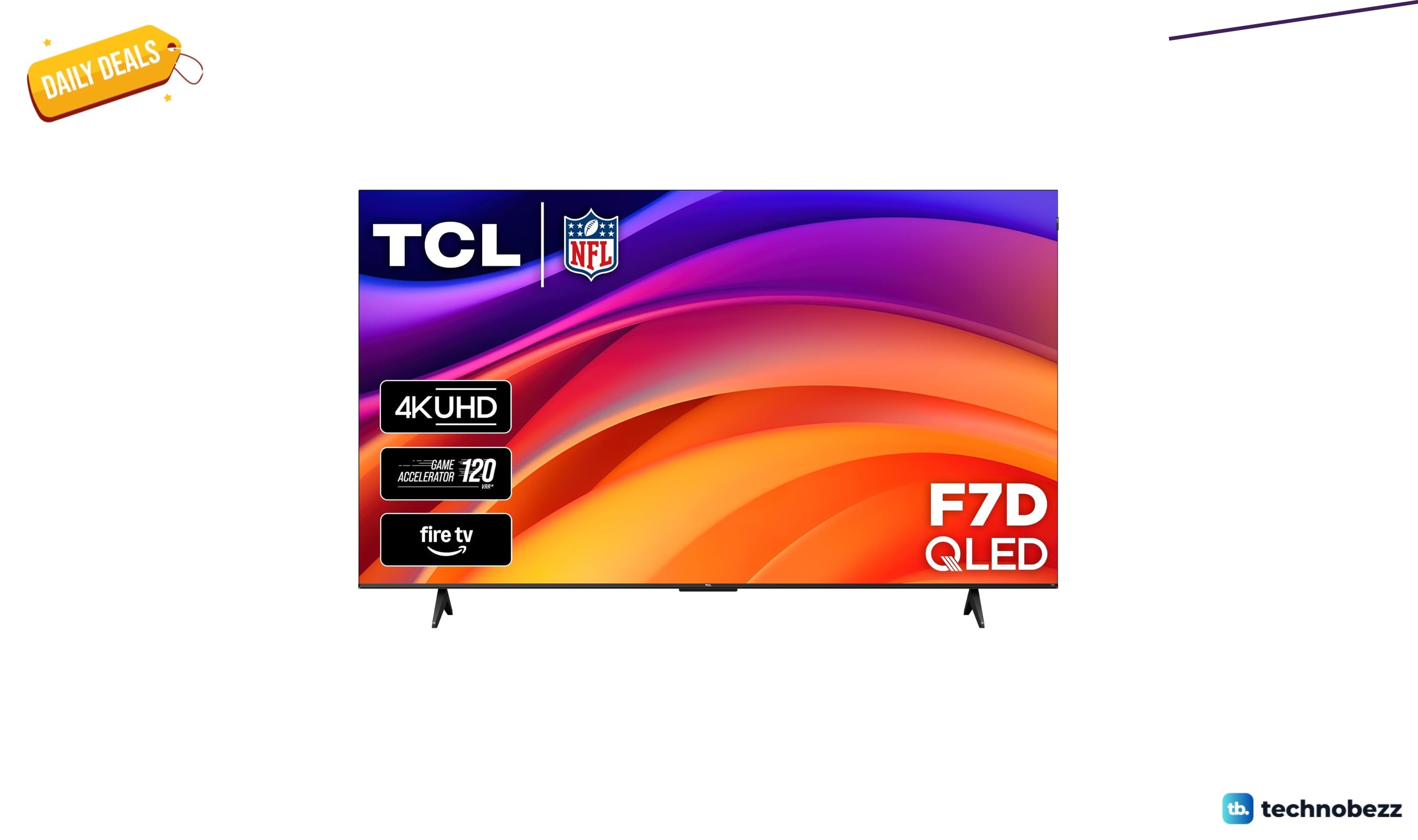 TCL 75-inch F7D QLED 4K TV leads 2 TV deals from $499.99