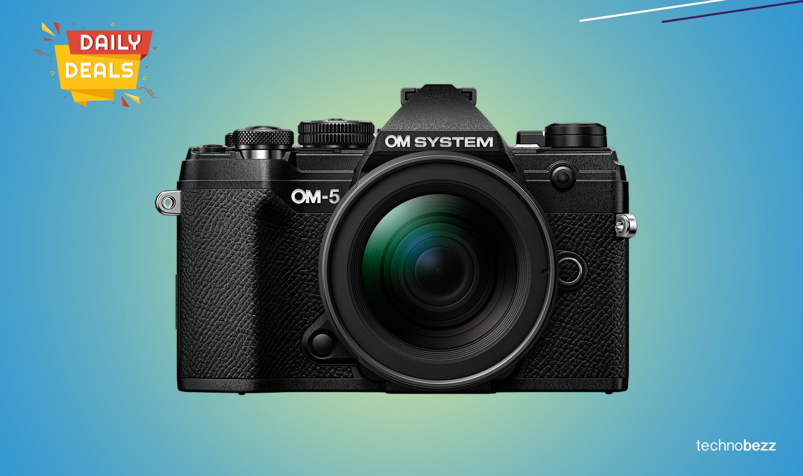 OM SYSTEM Olympus OM-5 Black Micro Four camera drops to $1099
