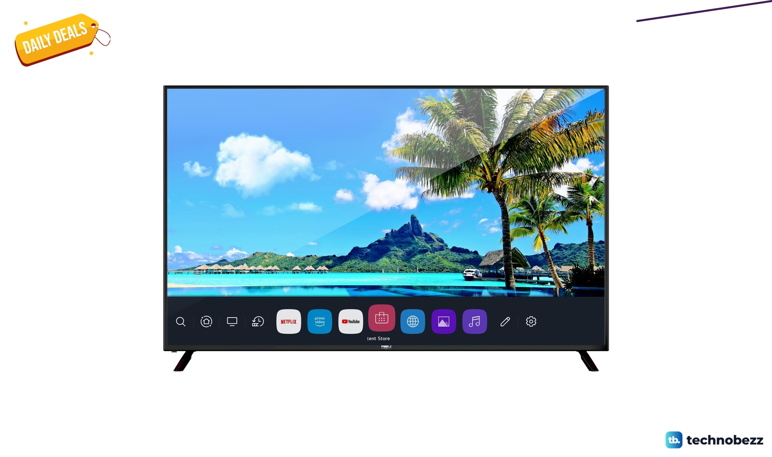 Pyle 65 Inch 4K Smart TV Drops to $421.07 on Amazon