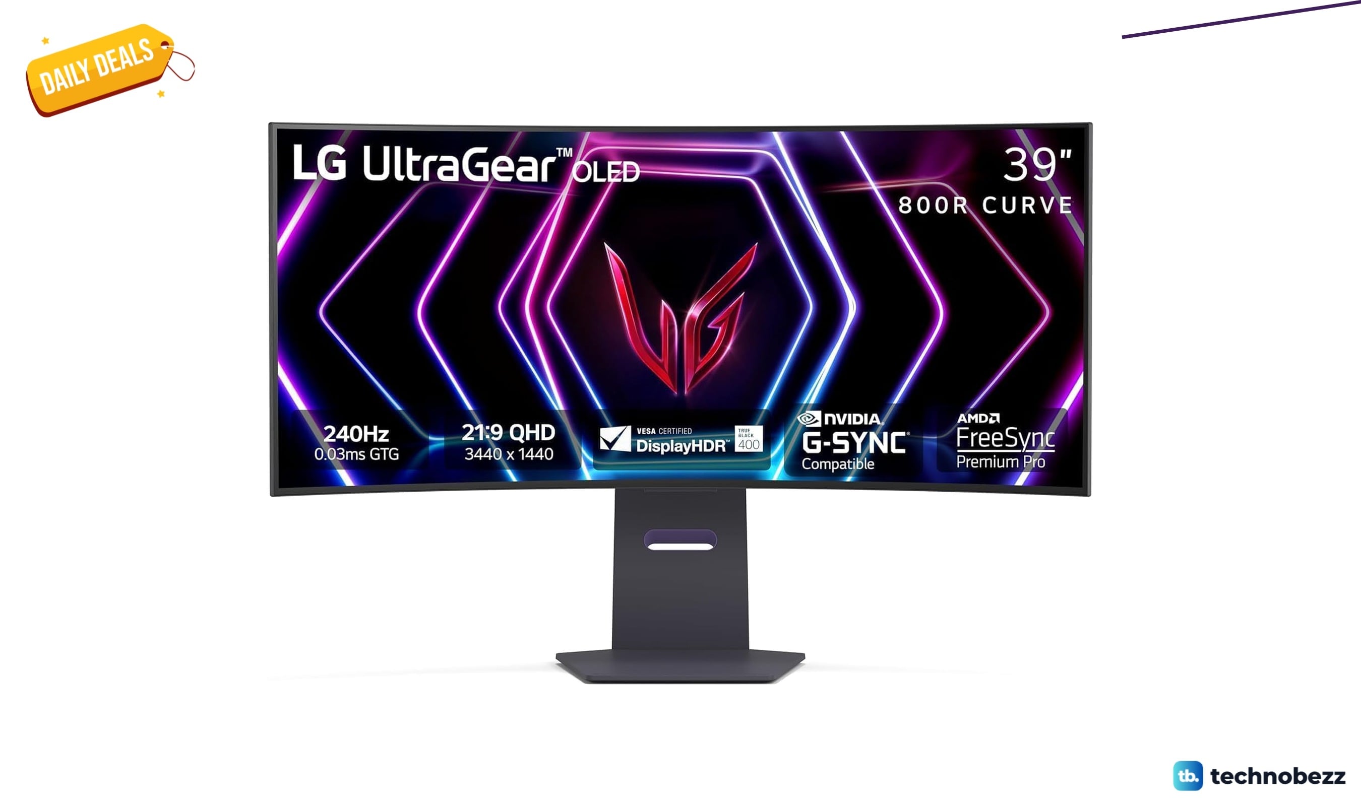LG 39GS95QE Ultragear OLED Curved Gaming Monitor drops to $799.99 on Amazon