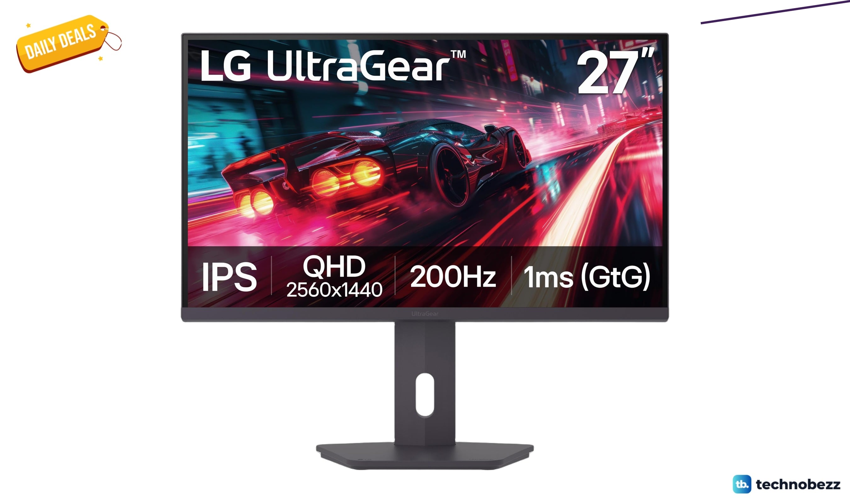 LG 27G610A-B Ultragear QHD IPS Gaming Monitor drops to $235.10 on Amazon
