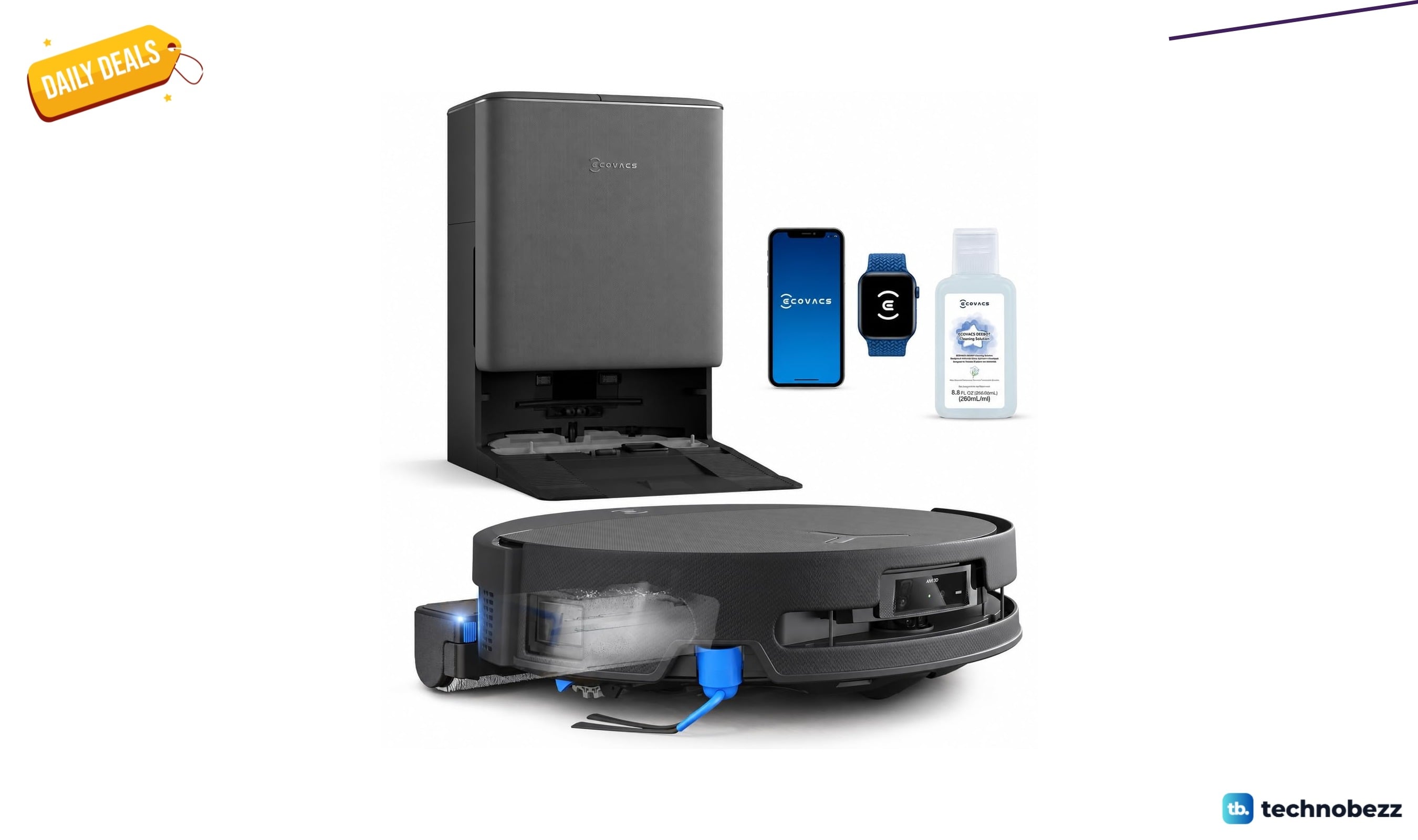 ECOVACS DEEBOT T90 PRO Omni Robot Vacuum falls to $499 in an early October Prime Day deal