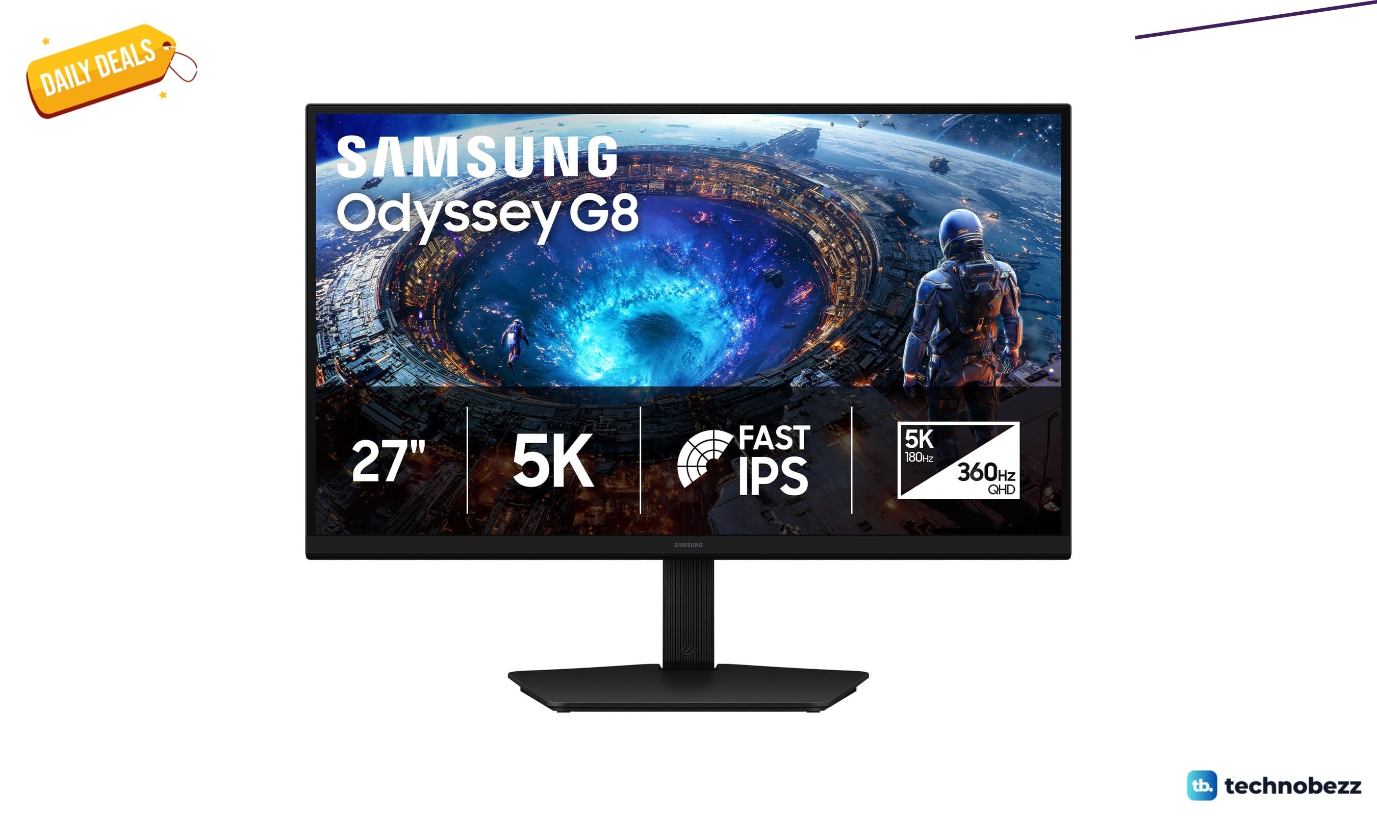 Samsung 27 Inch Odyssey G8 Gaming Monitor 5K falls to $709.99