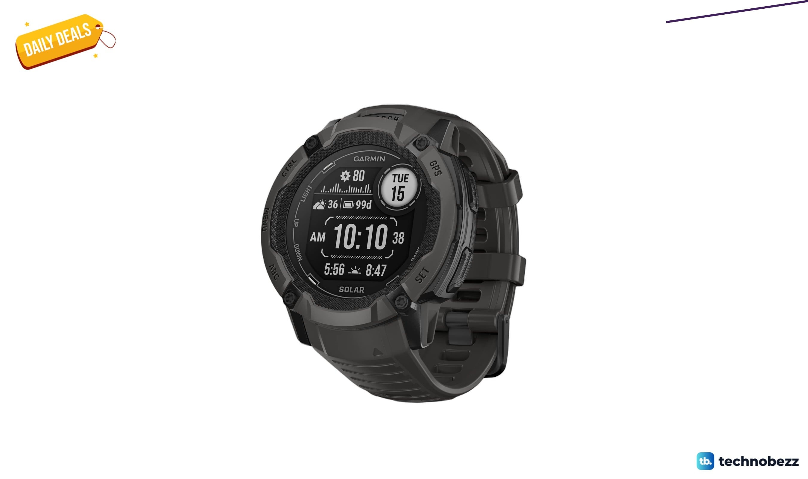 Garmin Instinct 2X Solar rugged GPS smartwatch drops to $314.99