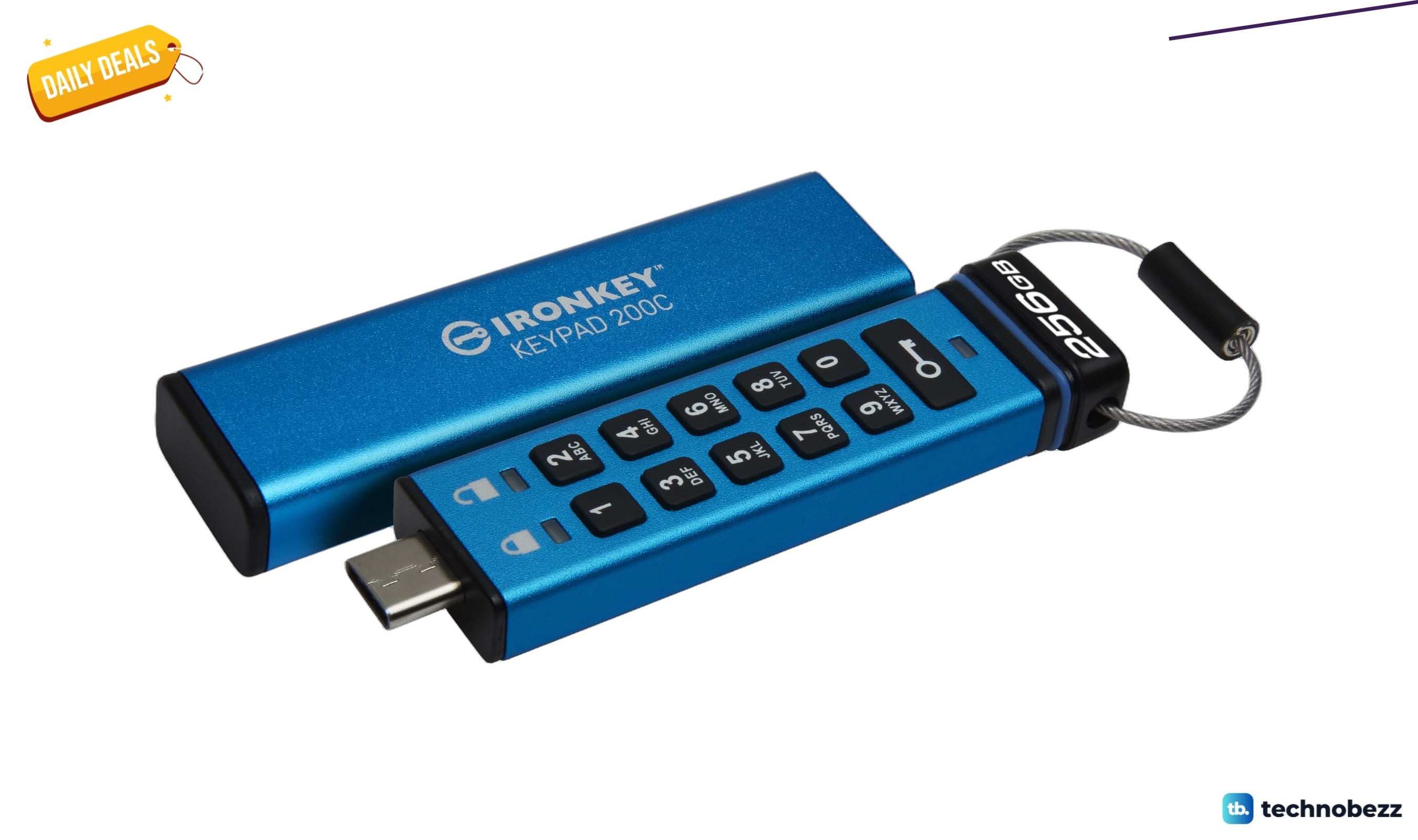 Kingston Ironkey Keypad 200 USB-C Encrypted Flash drops to $209.90