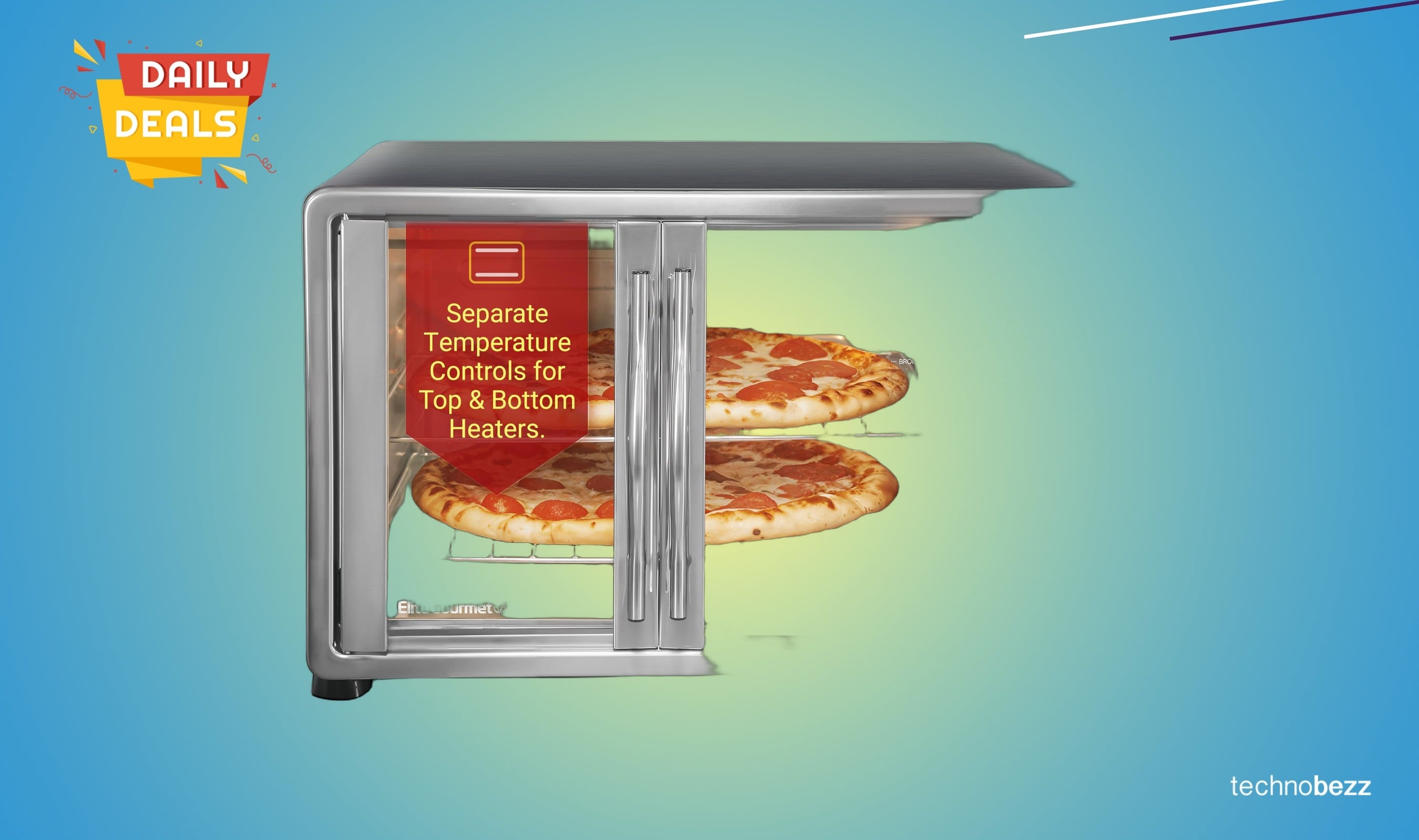 Elite Gourmet ETO-4510M French Door Oven drops to $124.99