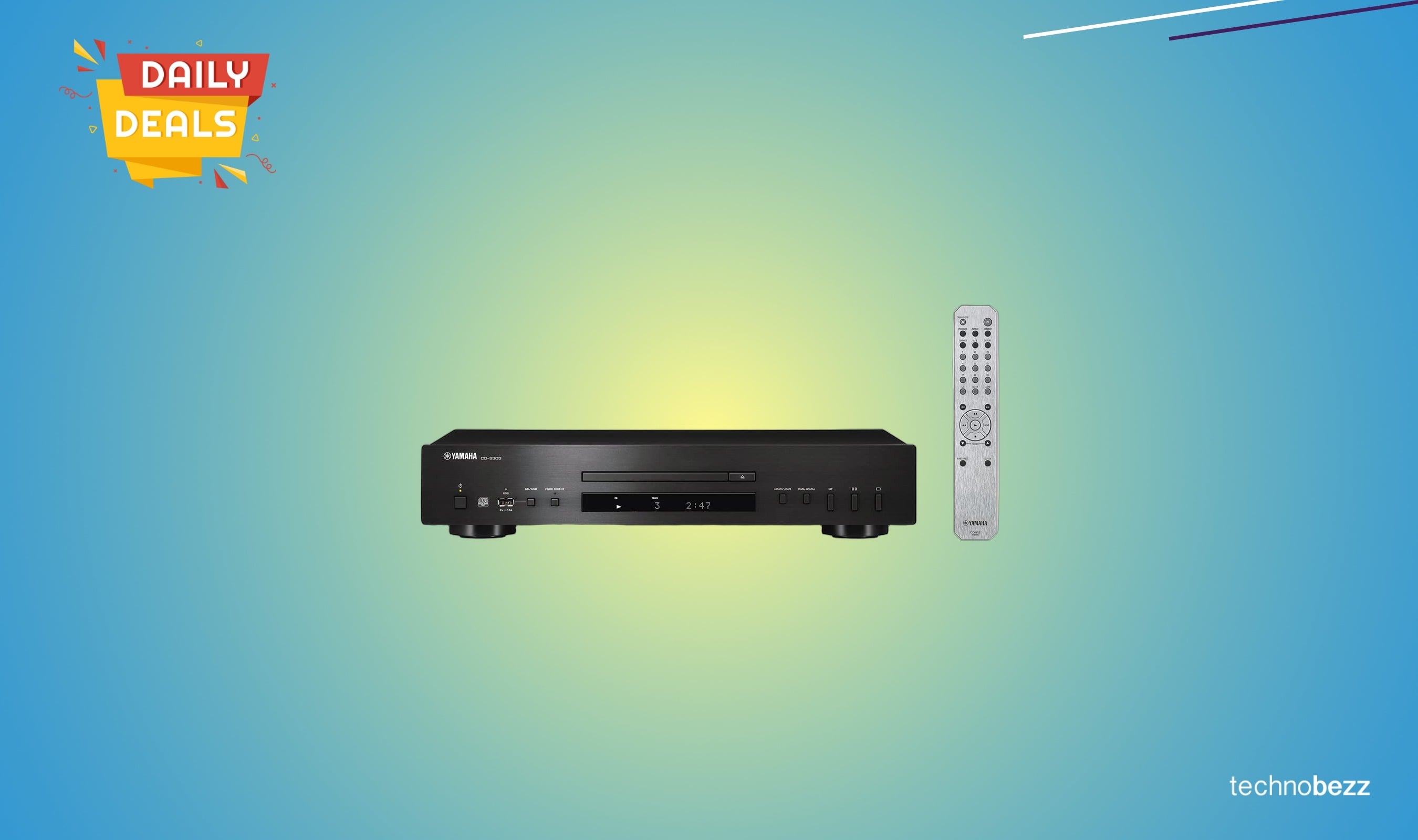 Yamaha CD-S303 Single CD Player drops to $401.07 on Amazon