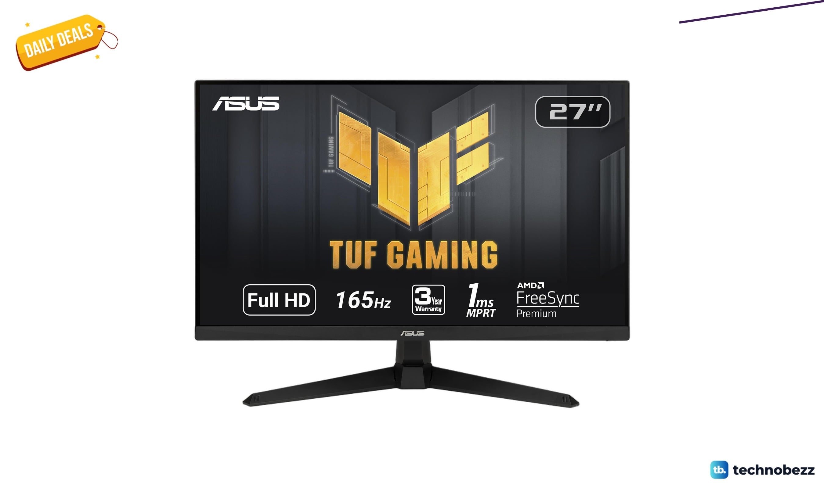 ASUS TUF Gaming 27 Gaming Monitor drops to $179.99 at Amazon