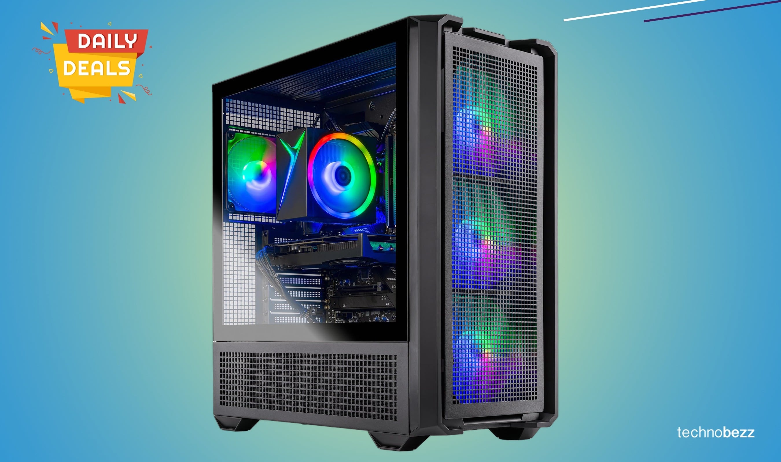 Skytech Gaming Edge Desktop PC with Ryzen 7 drops to $1049.99