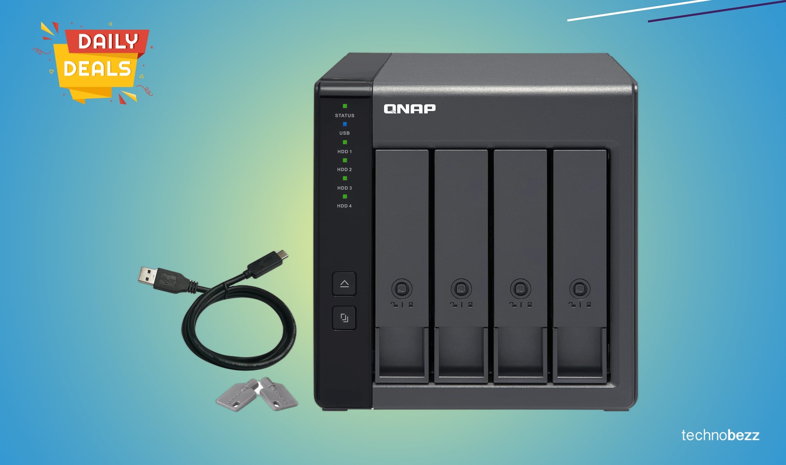 QNAP TR-004 4 Bay DAS unit drops to $185.99 on Amazon