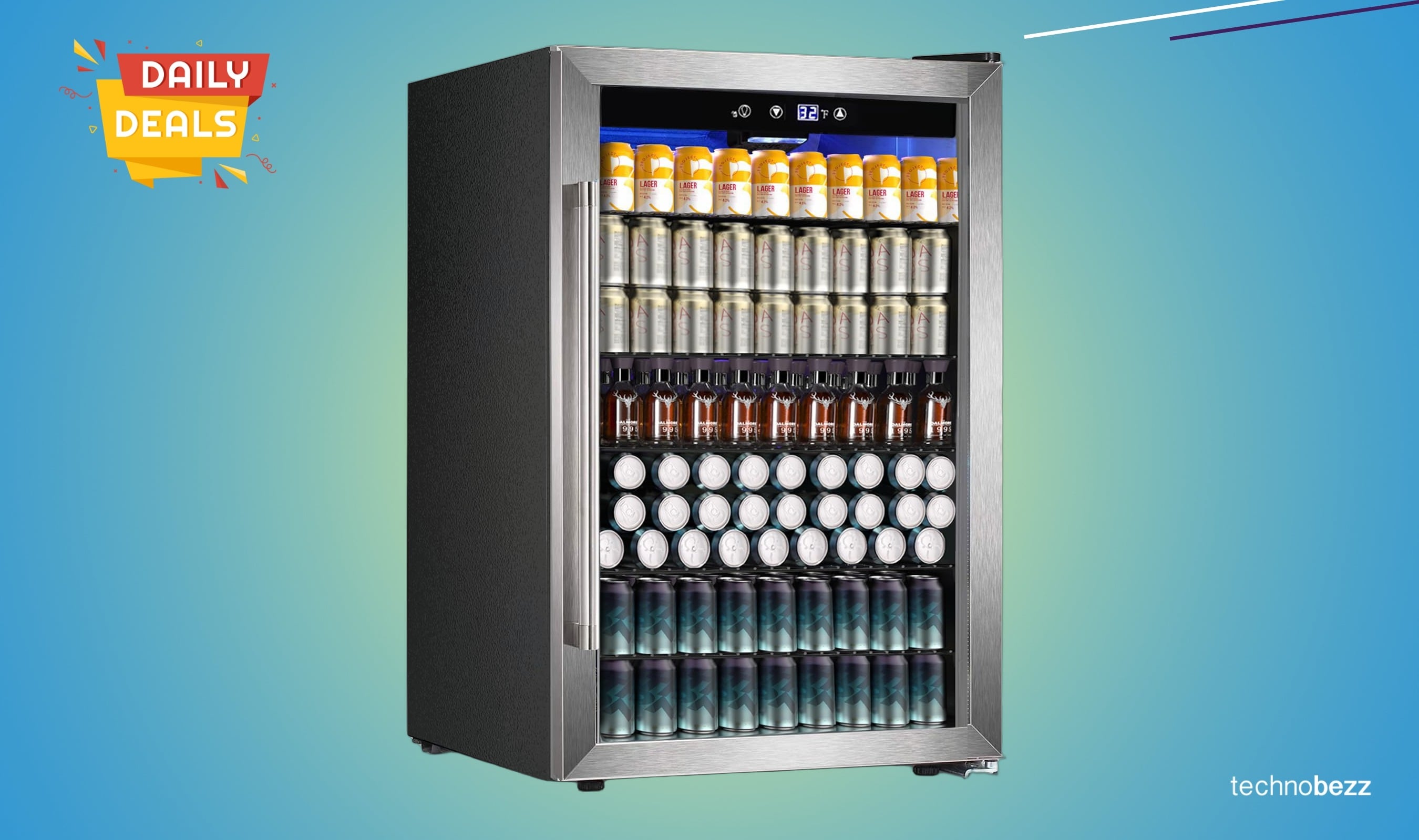 COWSAR 4.5 Cu.Ft Wine Fridge drops to a new low price of $218.69