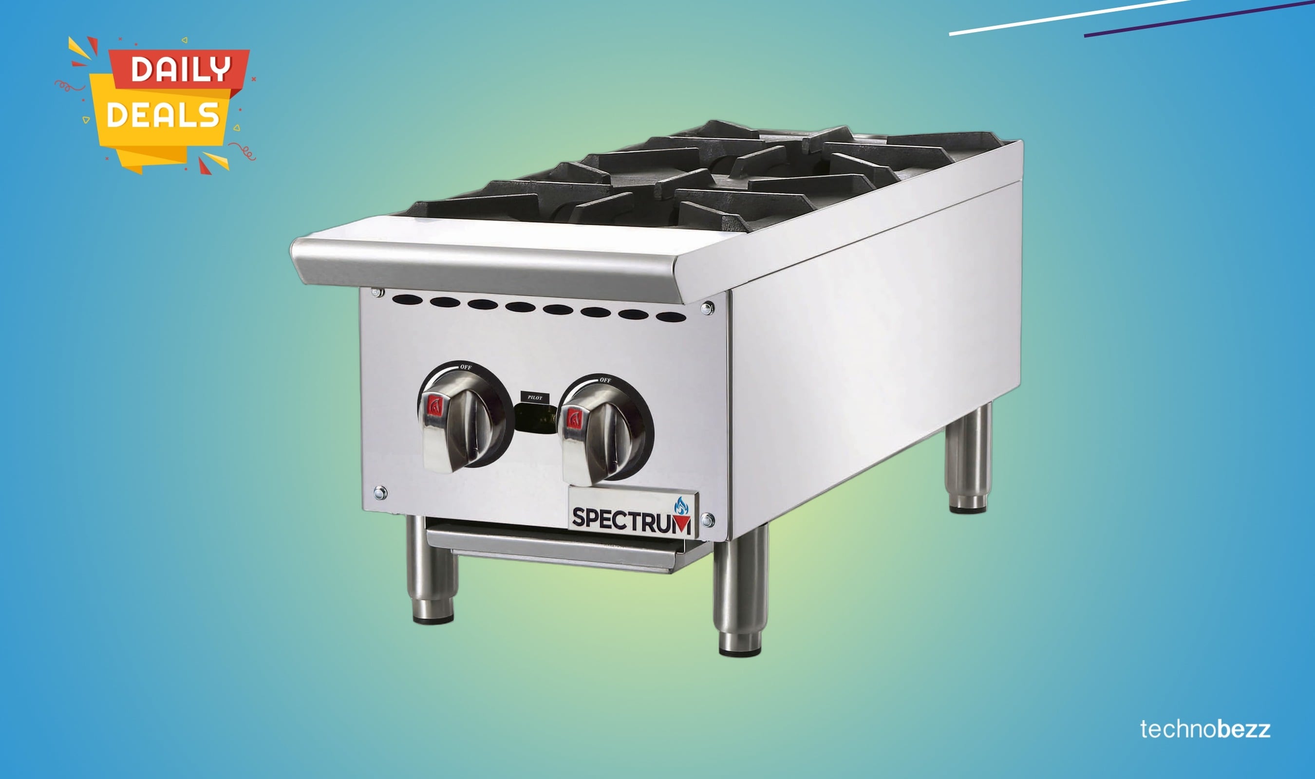 Winco Countertop Natural Gas Hot Plate drops to $382.64
