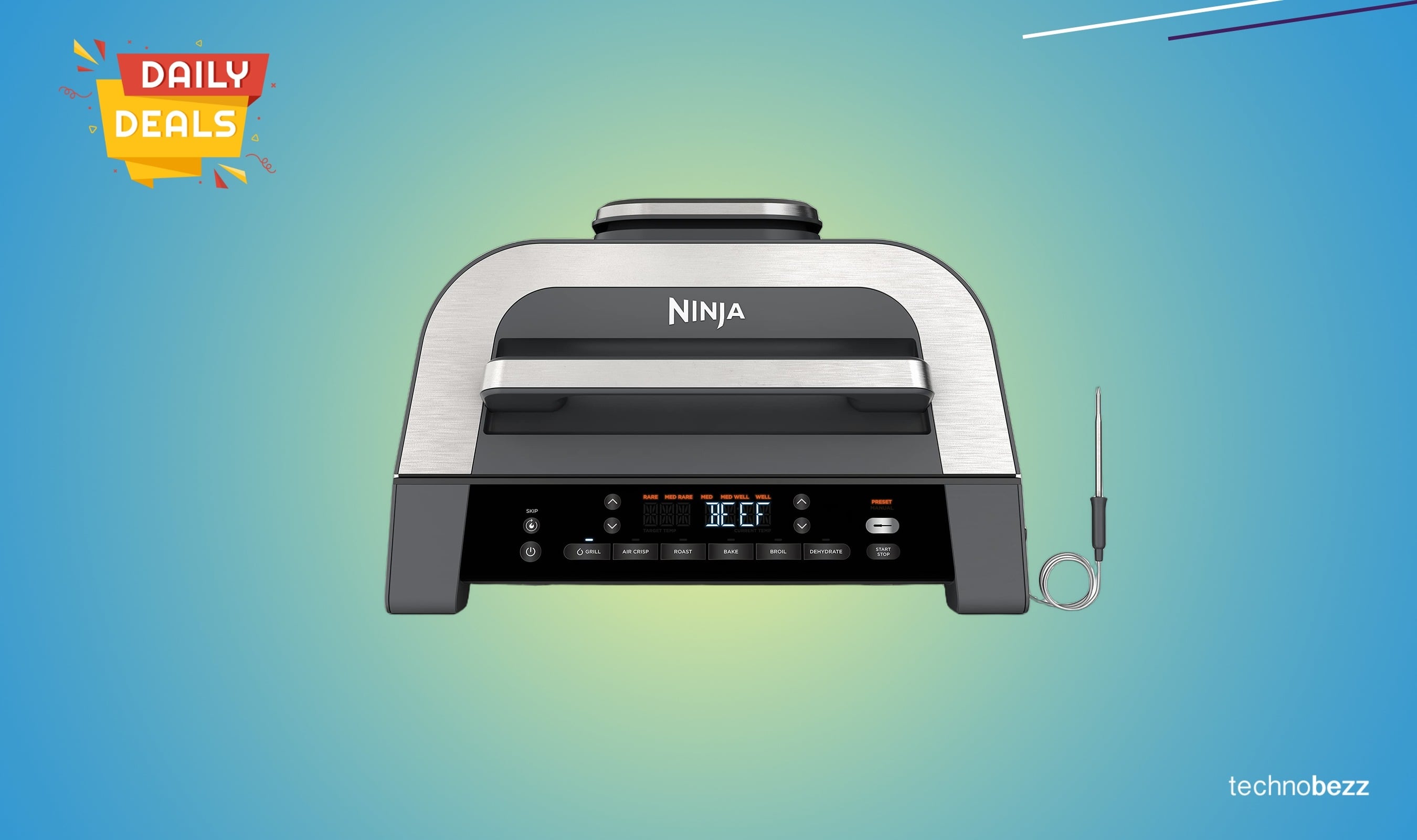 Ninja DG551 Foodi Smart XL 6-in-1 Indoor Grill drops to $188.09